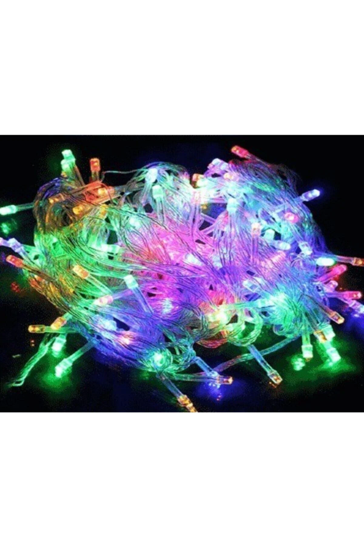 10mt Rgb 100 Led Fişli Noel Parti Yılbaşı Ağaç Dekoratif Aydınlatma Lambası Animasyonlu Süsleme - Firsat Ayi Görsel 2