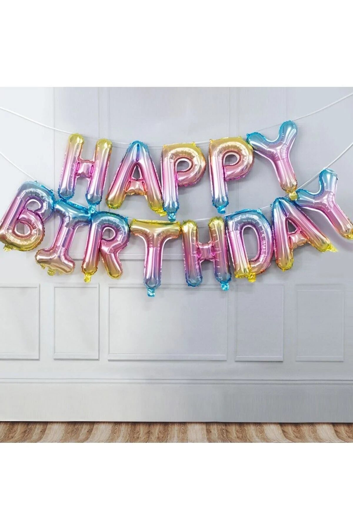 Happy Birthday Rengarenk Folyo Balon Set
