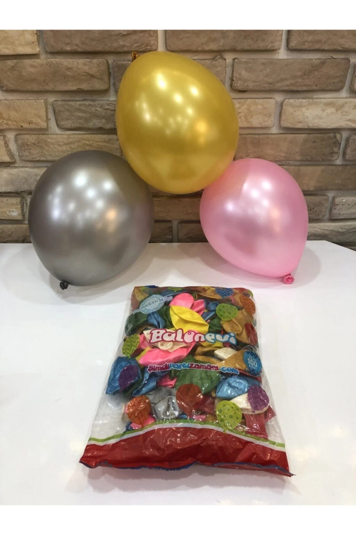 Fırsat Ayı Balon 100 Adet Şimdi Zamanı 12 Inch (100 Adet) Kapalı Ambala
