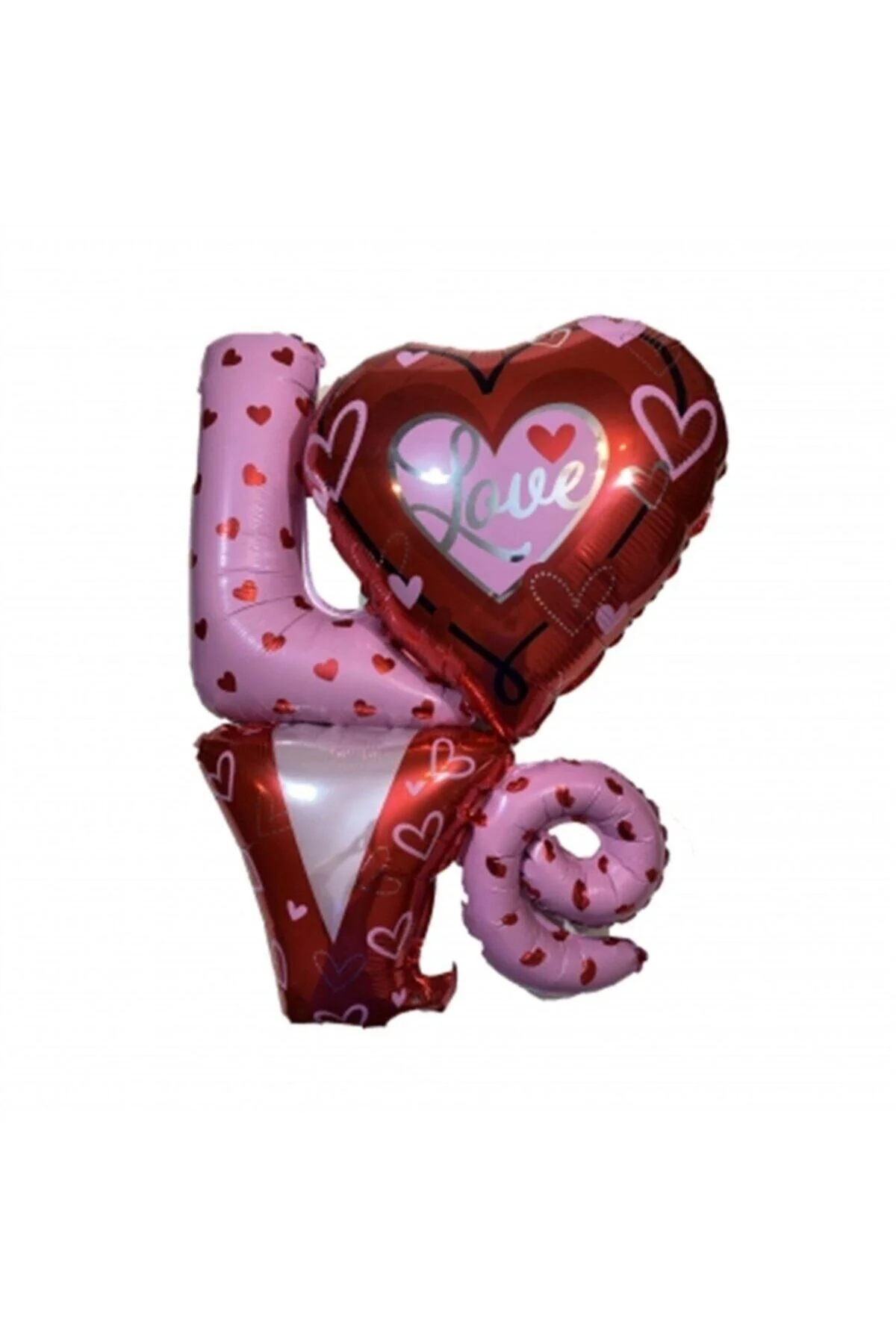 Fırsat Ayı Love Kalpli Folyo - Folyo Balon