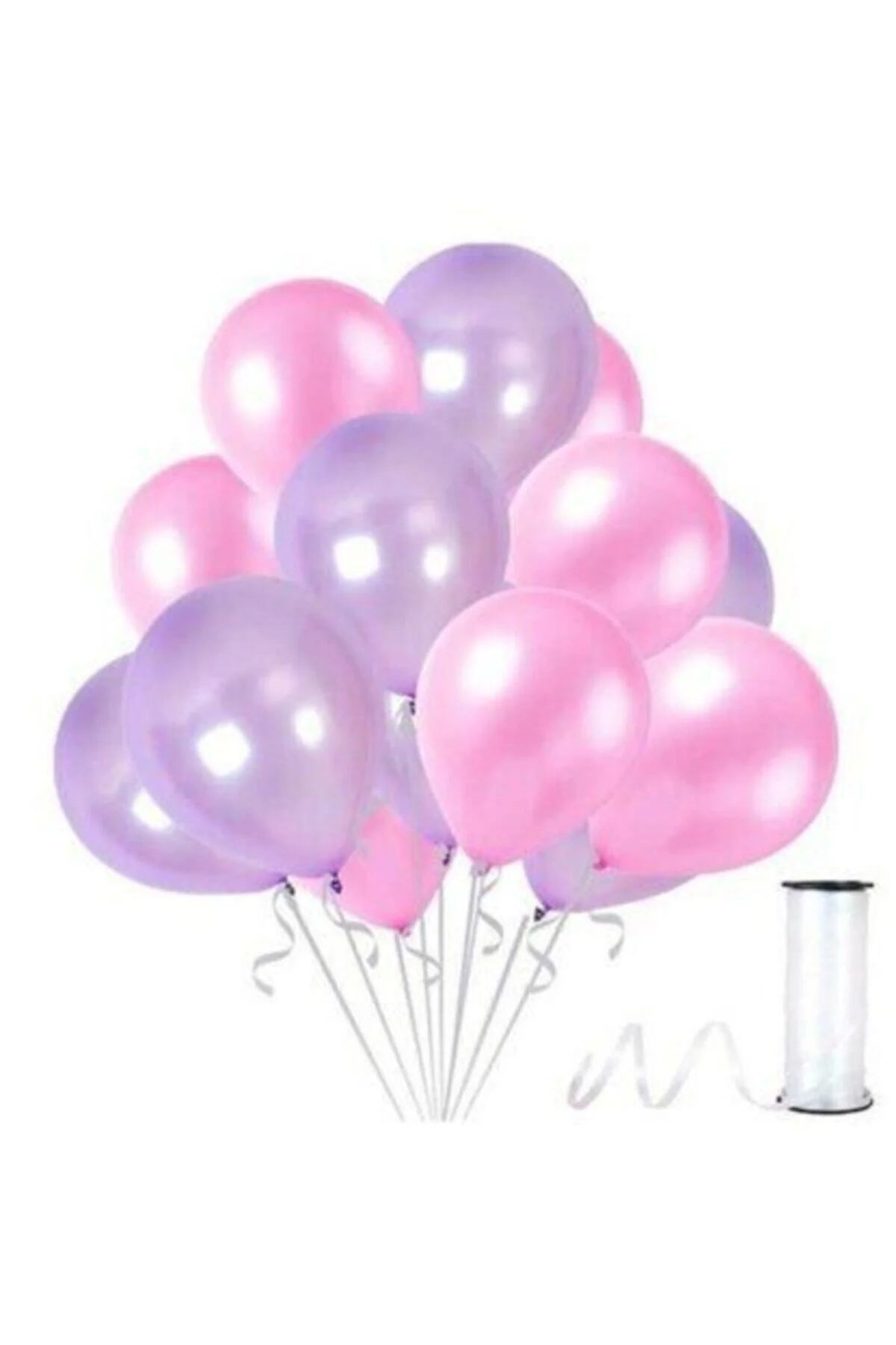 Fırsat Ayı 30 Adet Metalik Pempe, Lila Balon Konsepti-uçan-güzel Balon
