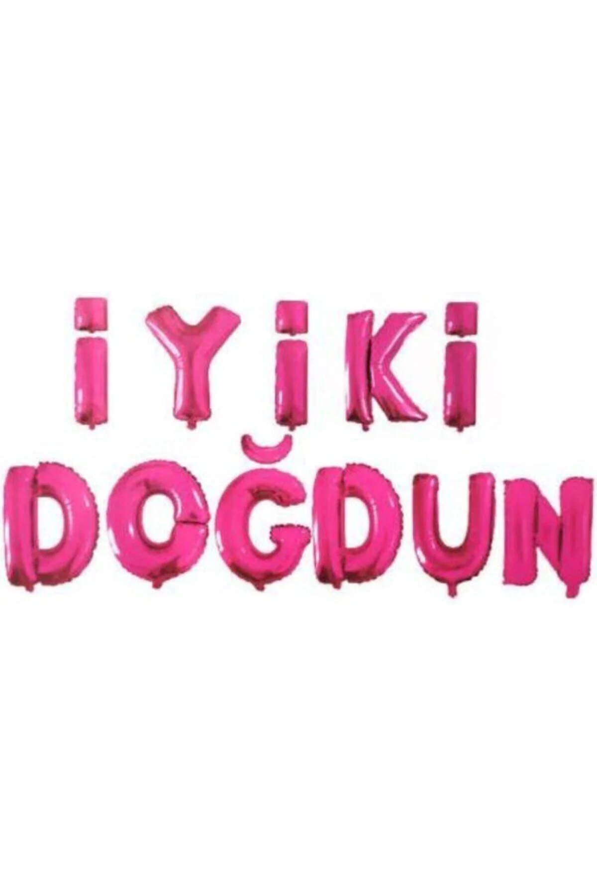 Fırsat Ayı Iyiki Doğdun Pembe Harf Folyo Balon