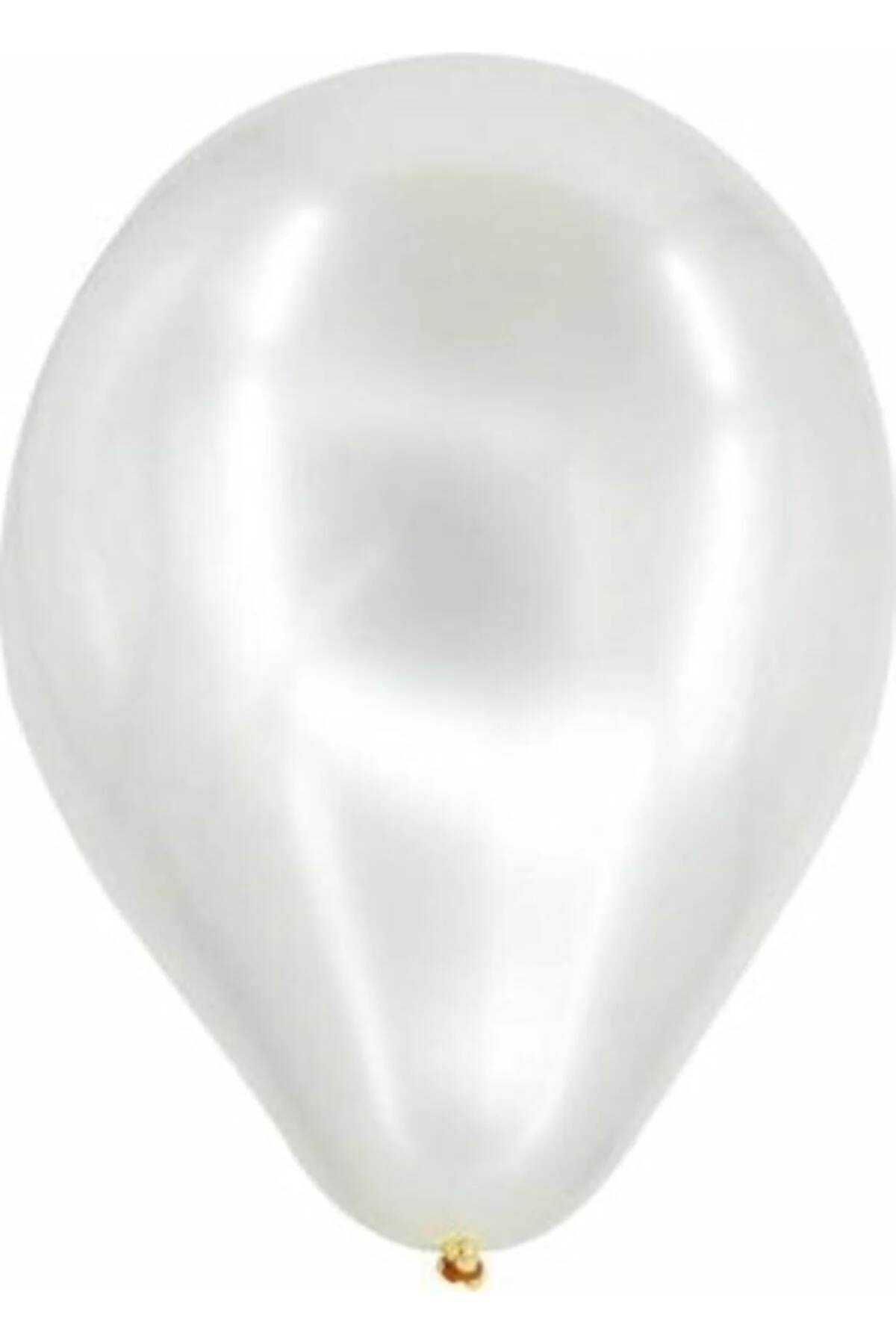 Fırsat Ayı Metalik Beyaz Latex Balon (50 Adet)