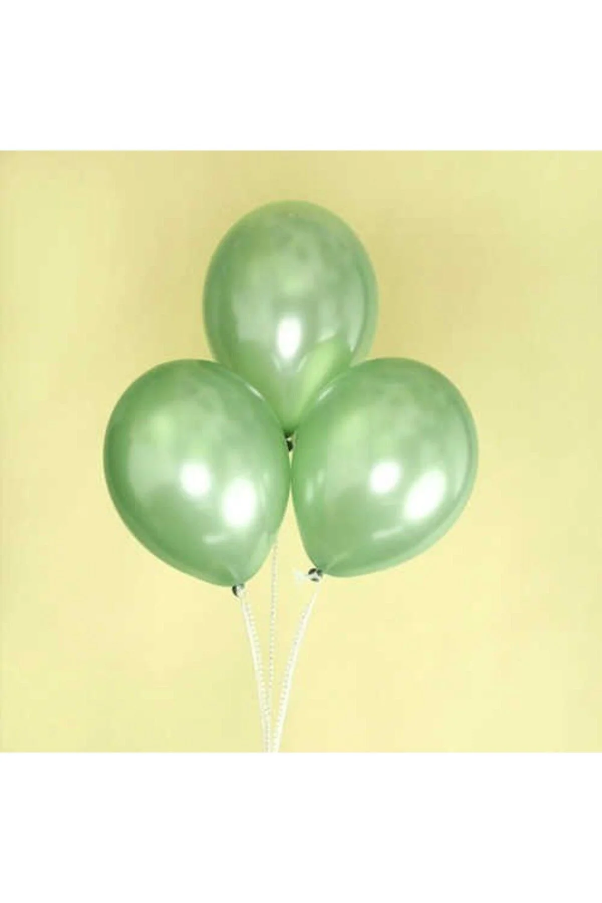 Koyu Yeşil Metalik Balon 100 Adet - Partioutlet Görsel 3