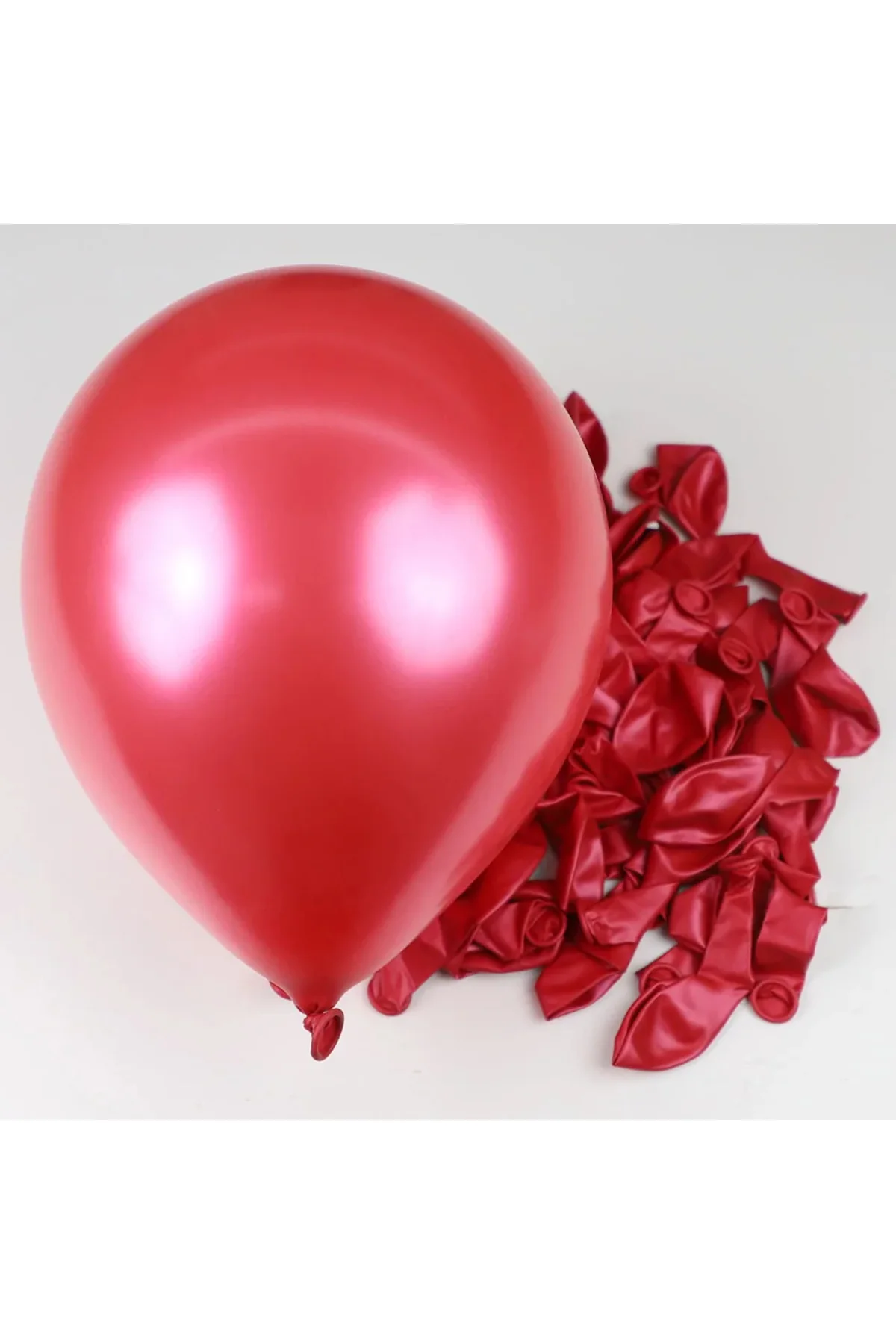 Metalik Balon Parti Organizasyon Balonu 12 İnç Düğün Doğum Günü Dekorasyon 50 Adet