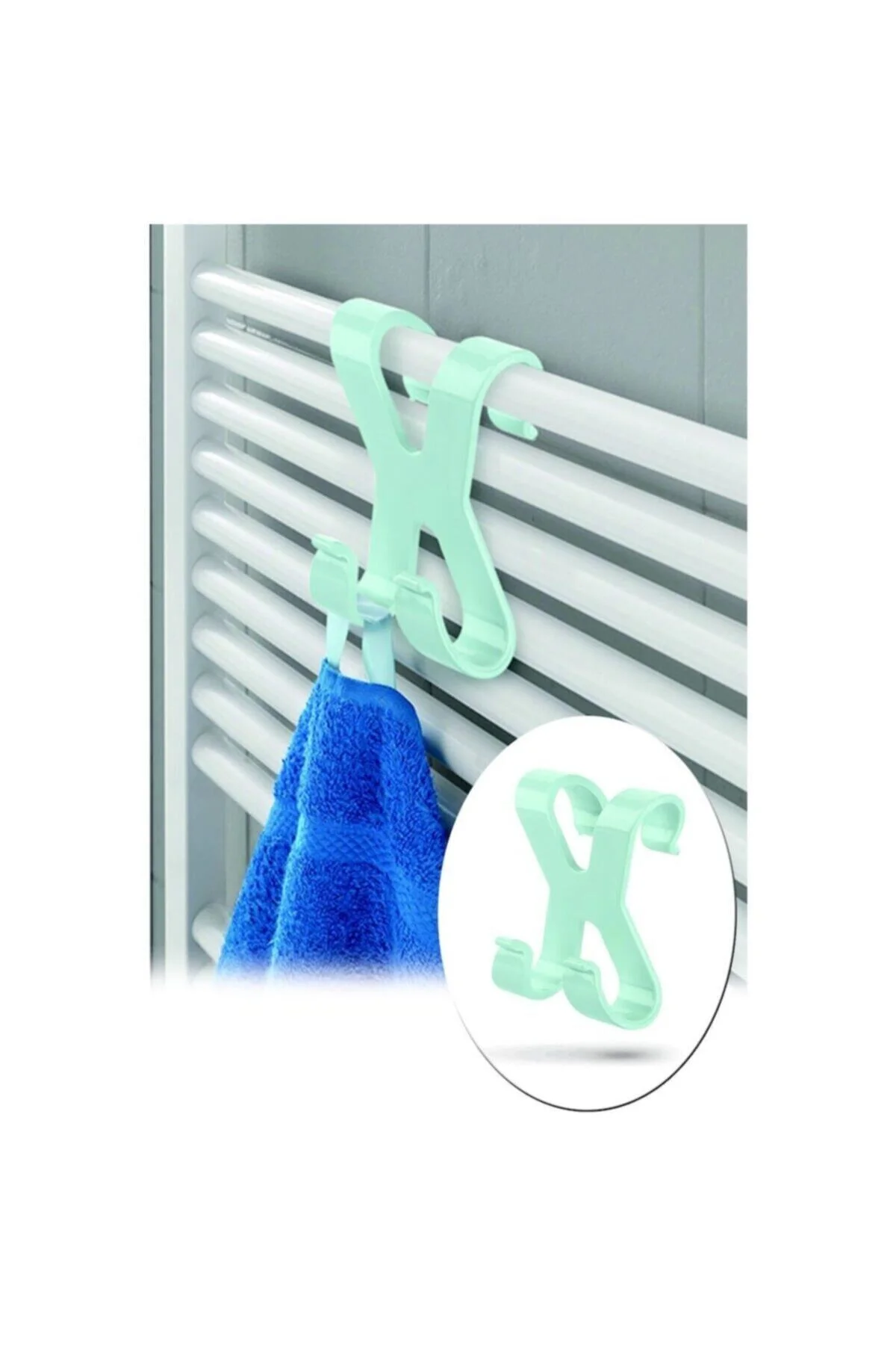 Banyo Havlupan Askılık Geçmeli Banyo Askısı Havlu Duş Askı 4 Adet - pazariz Görsel 2