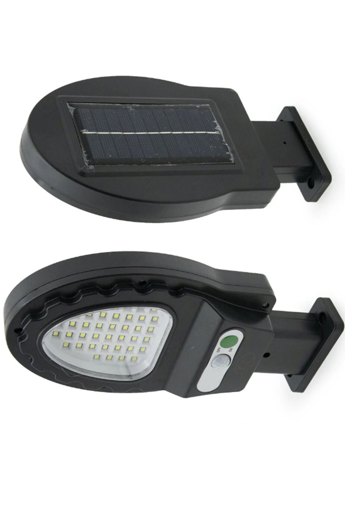 38 Led'li Sensörlü Gece Otomatik Yanan Güneş Enerjili 38 Led Sokak Lambası Solar Aydınlatma - pazariz Görsel 2