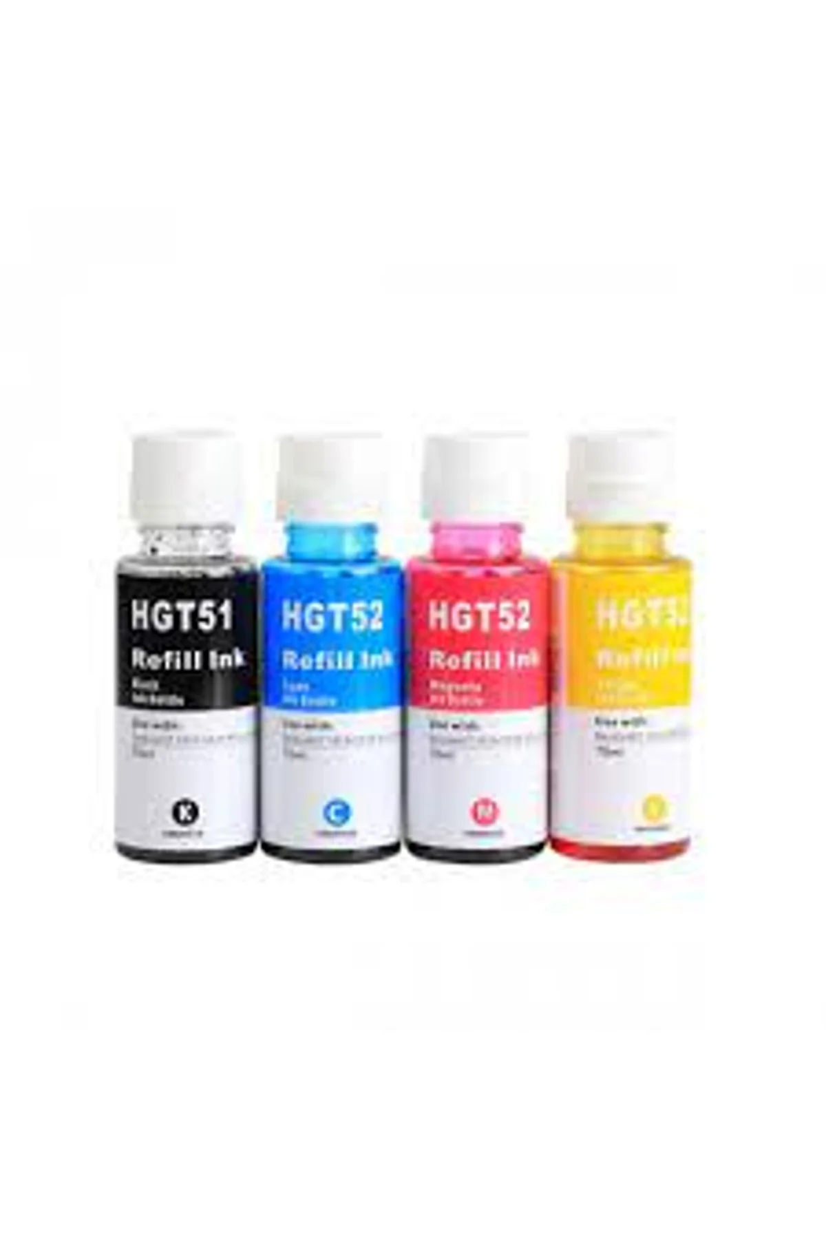 HP Gt51/52 (70 ML) 4 Lü Muadil Mürekkep Set -Gt5811