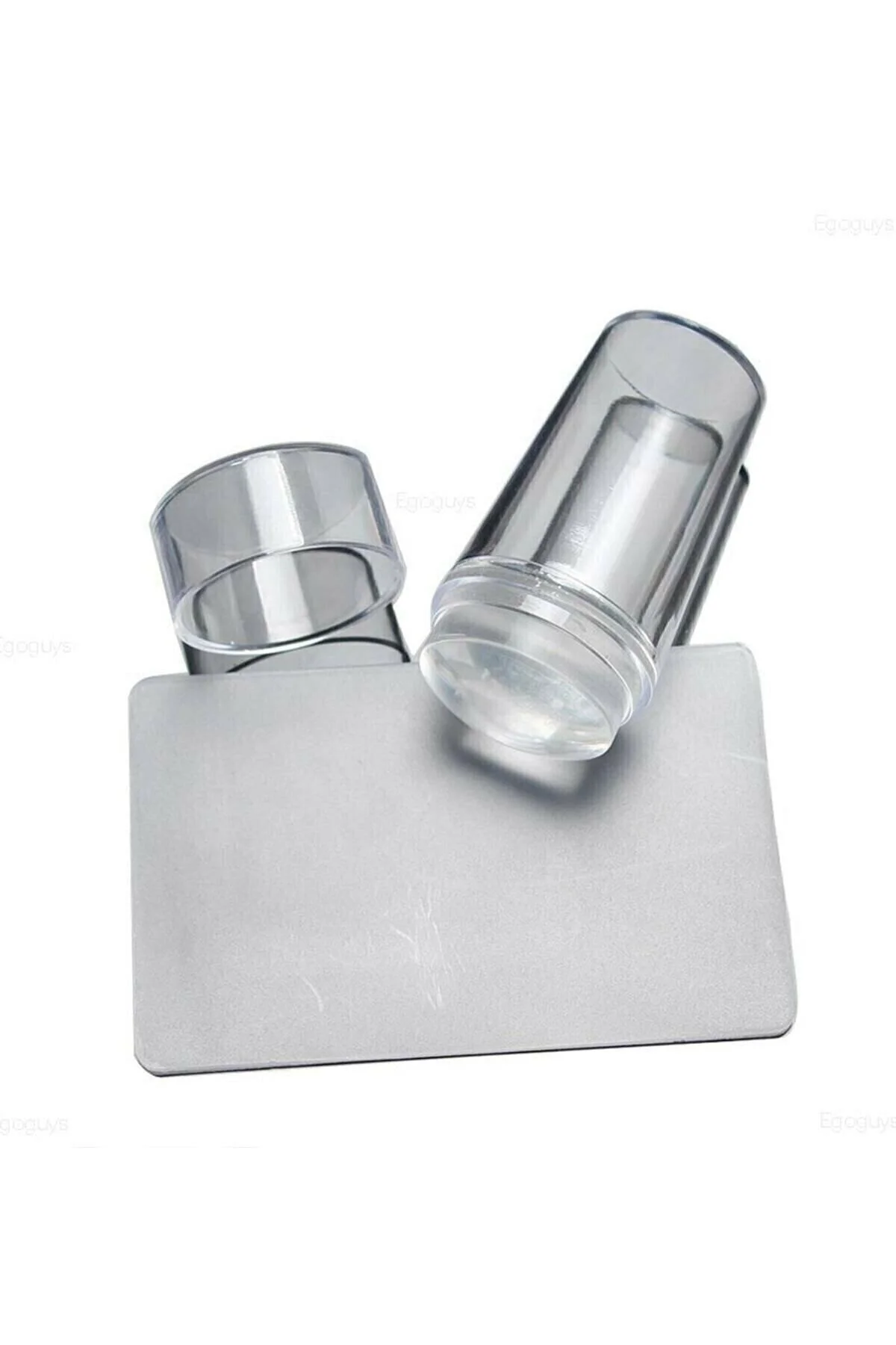 Stamper Baskı Transfer Aparat Seti Silikon Oje Dizayn Baskı Seti Nail Art Tırnak Damgalama - pazariz Görsel 3