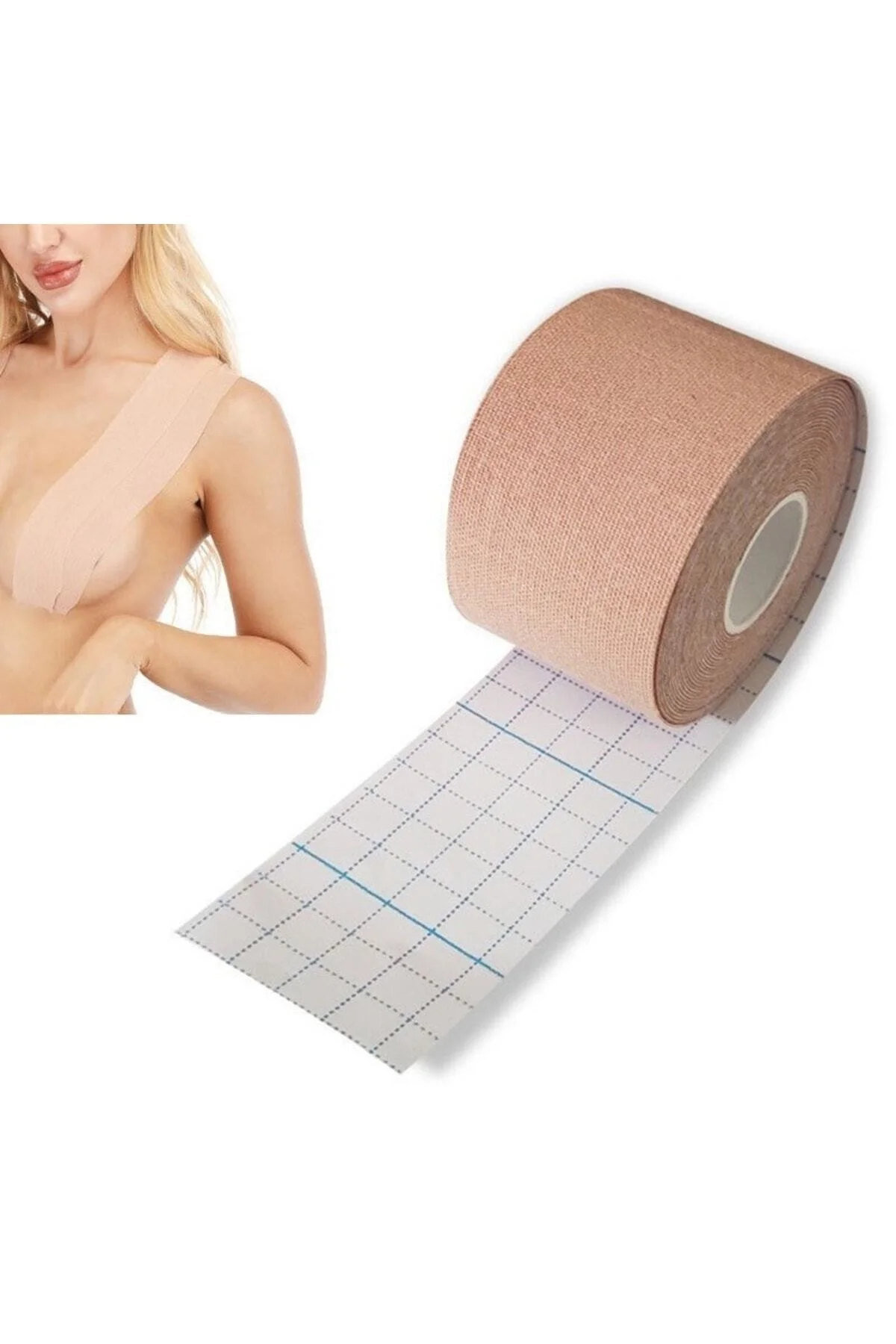 Göğüs Dikleştirici Ve Şekillendirici Bant 5 Cm X 5 Metre - pazariz Görsel 3
