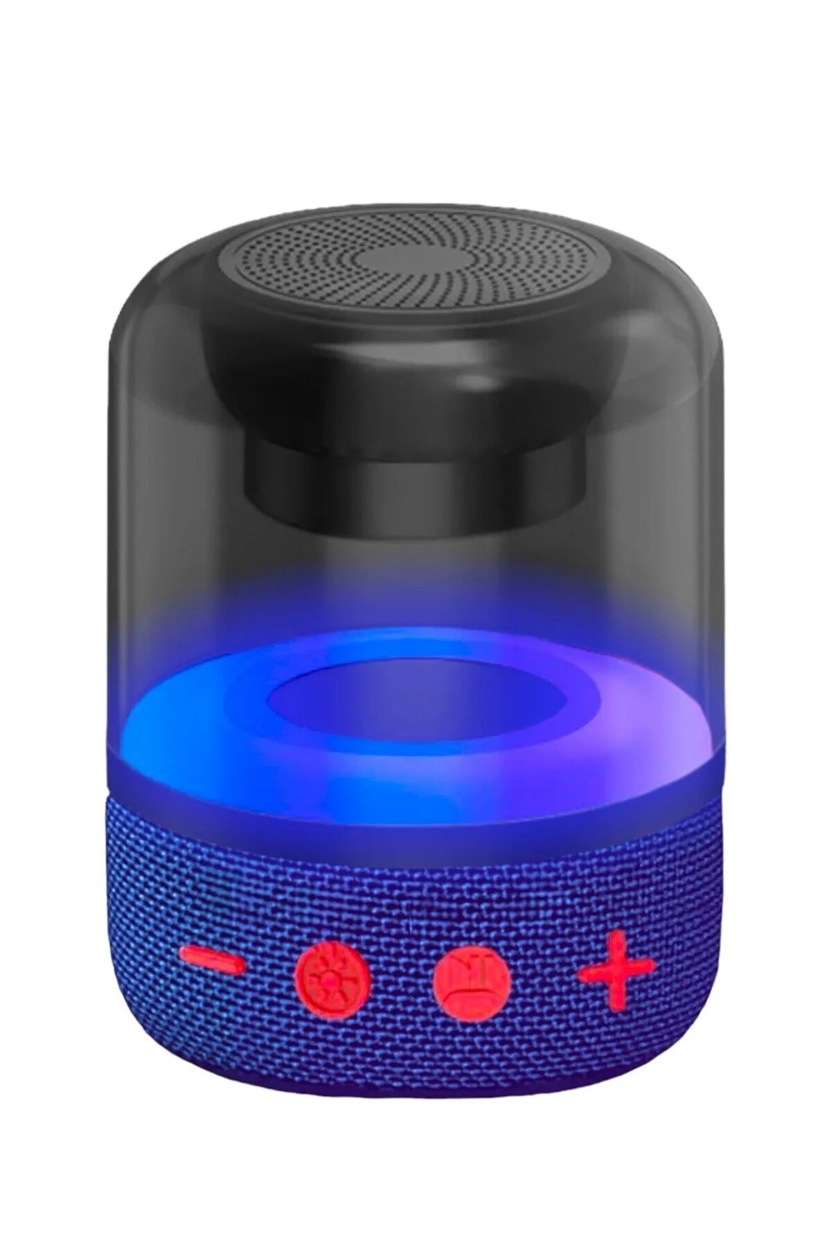 Işıklı Bluetooth Hoparlör Ses Bombası Yüksek Ses Yeni Nesil 2023 Version Mavi