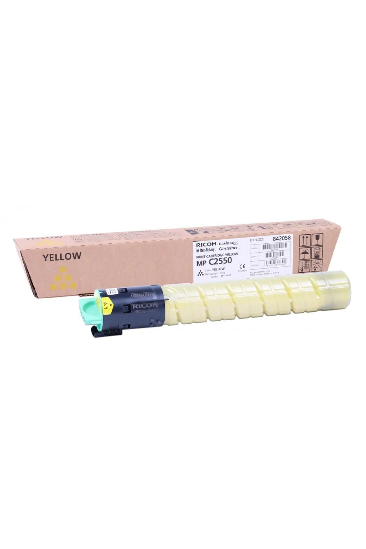 Mp-c 2550 Uyumlu Sarı Muadil Fotokopi Toner 2030-2050-2530-2051-2551