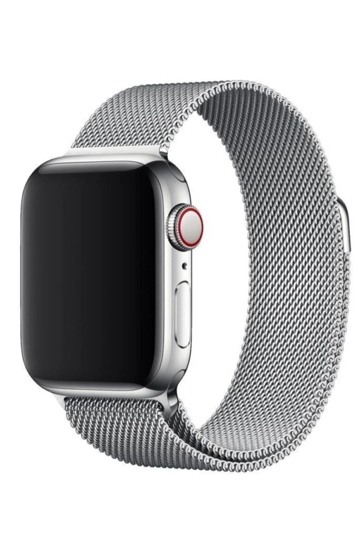 Apple Watch Uyumlu Hasır 38mm/40mm Kordon Çelik Kayış Sılver/gumus - pazariz Görsel 2