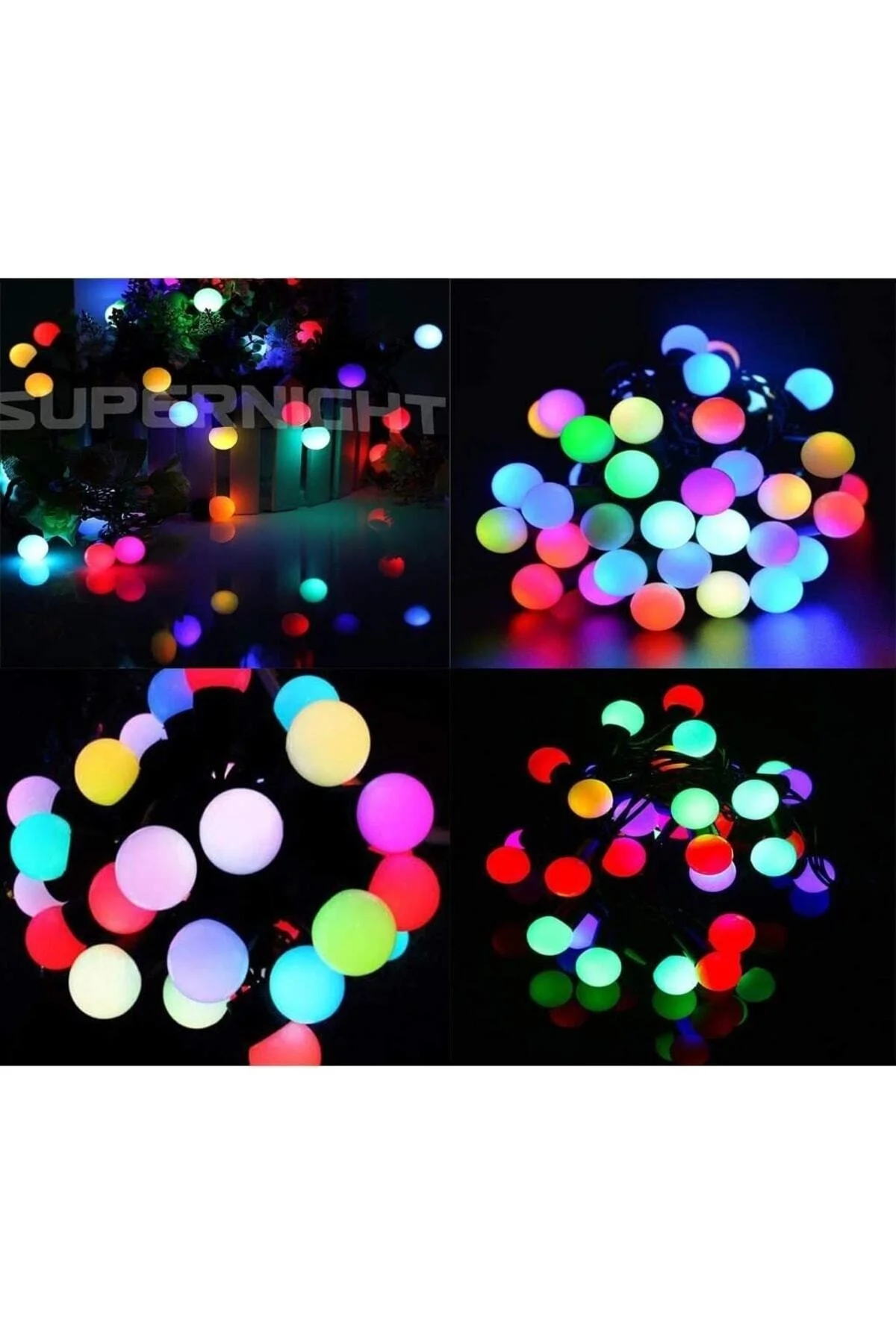 Dekoratif Minik Top 40 Ledli Dekoratif Led Işık 4 Watt - Xnews Görsel 2
