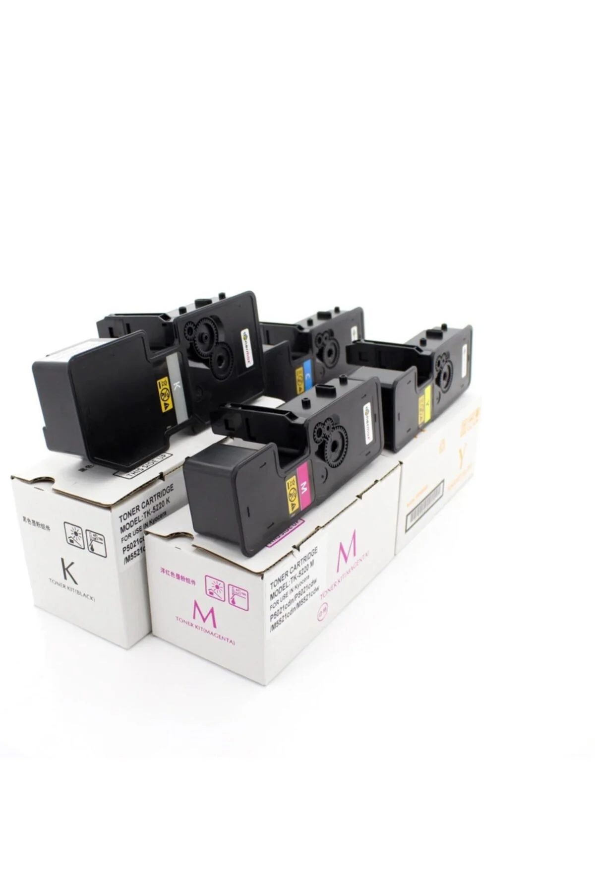 Kyocera Mita Tk-5220 Muadil Toner Set / Ecosys P5021 / M5521 - Tonerturk Görsel 4