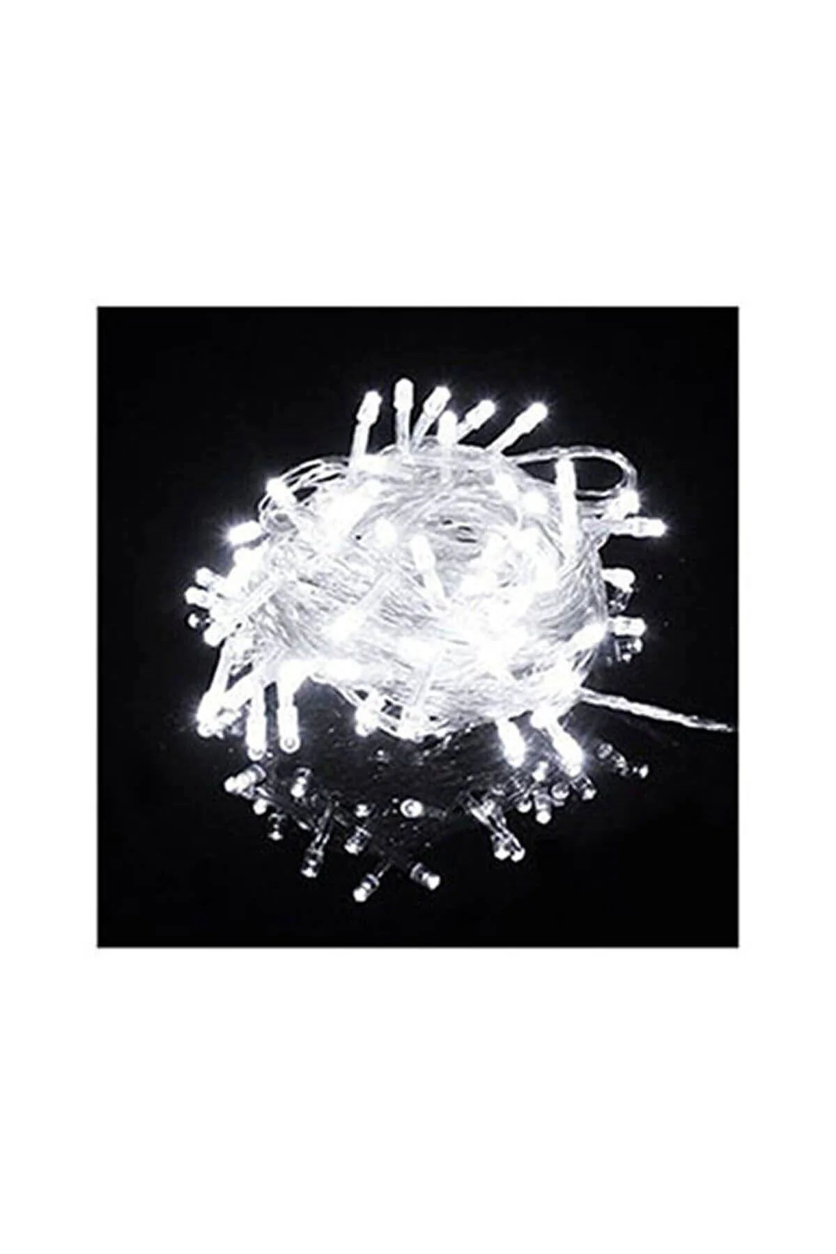 10mt Rgb 100 Led Fişli Noel Parti Yılbaşı Ağaç Dekoratif Aydınlatma Lambası Animasyonlu Süsleme