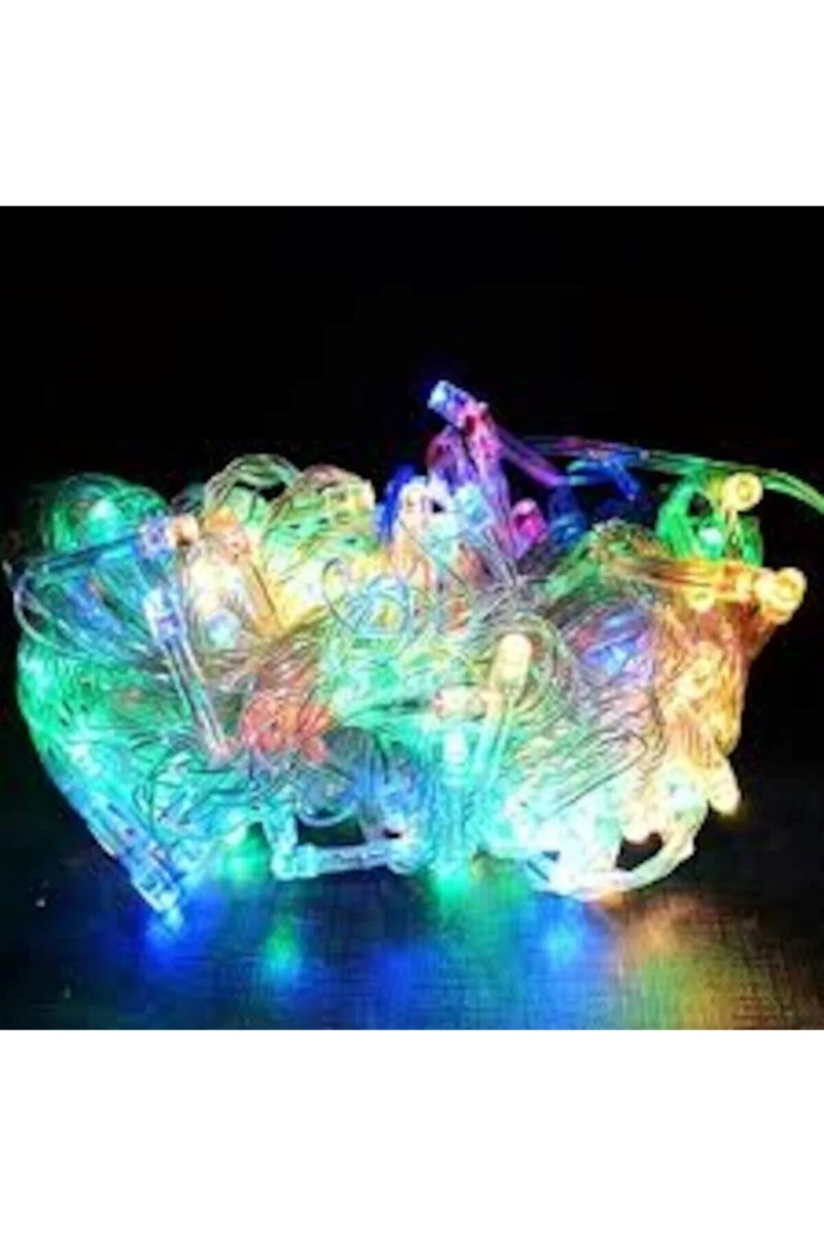 10mt Rgb 100 Led Fişli Noel Parti Yılbaşı Ağaç Dekoratif Aydınlatma Lambası Animasyonlu Süsleme