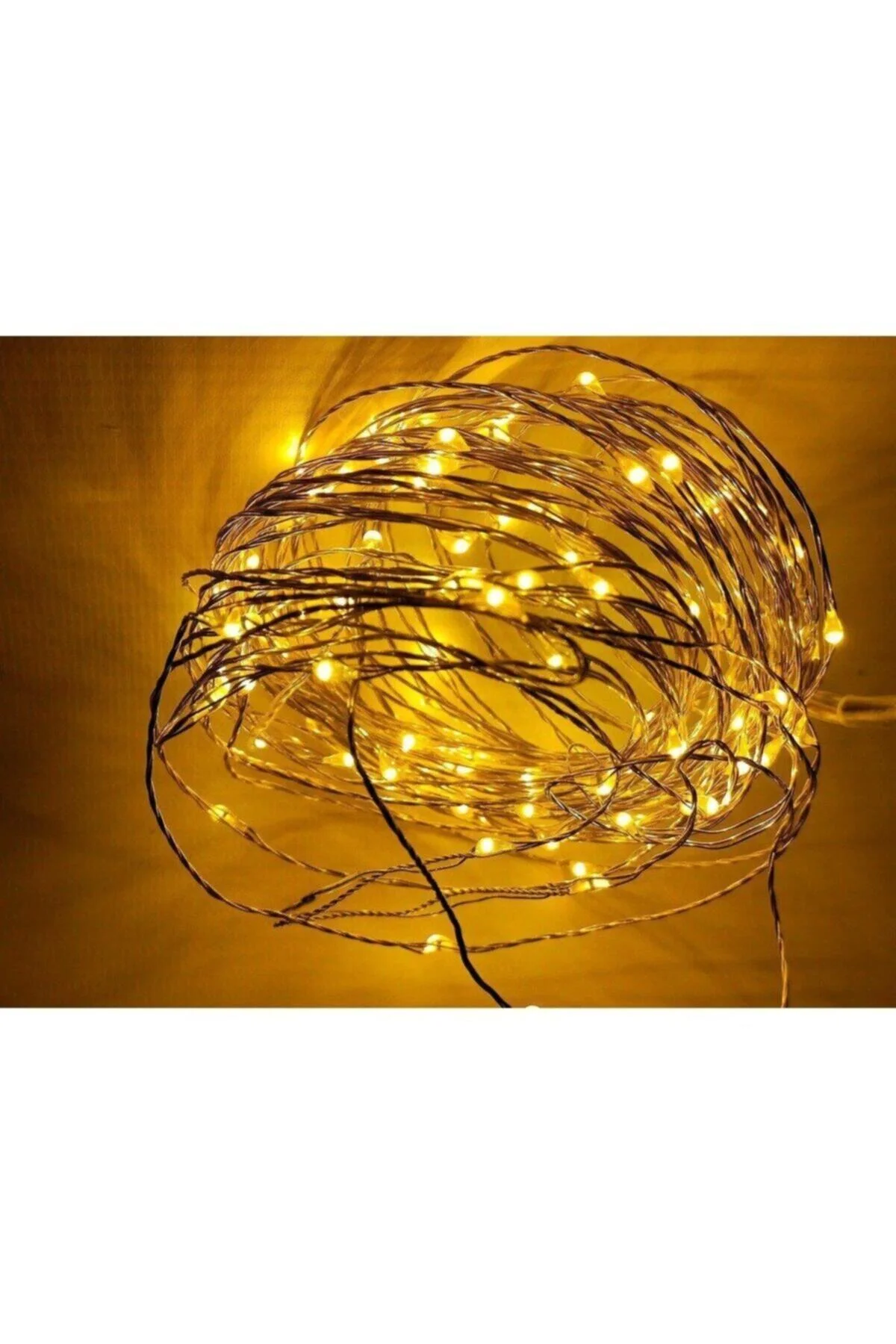 10mt Peri Günışığı 100 Led Pilli Noel Parti Yılbaşı Ağaç Dekor Aydınlatma Lamba Animasyonlu Süsleme - Firsat Ayi Görsel 4