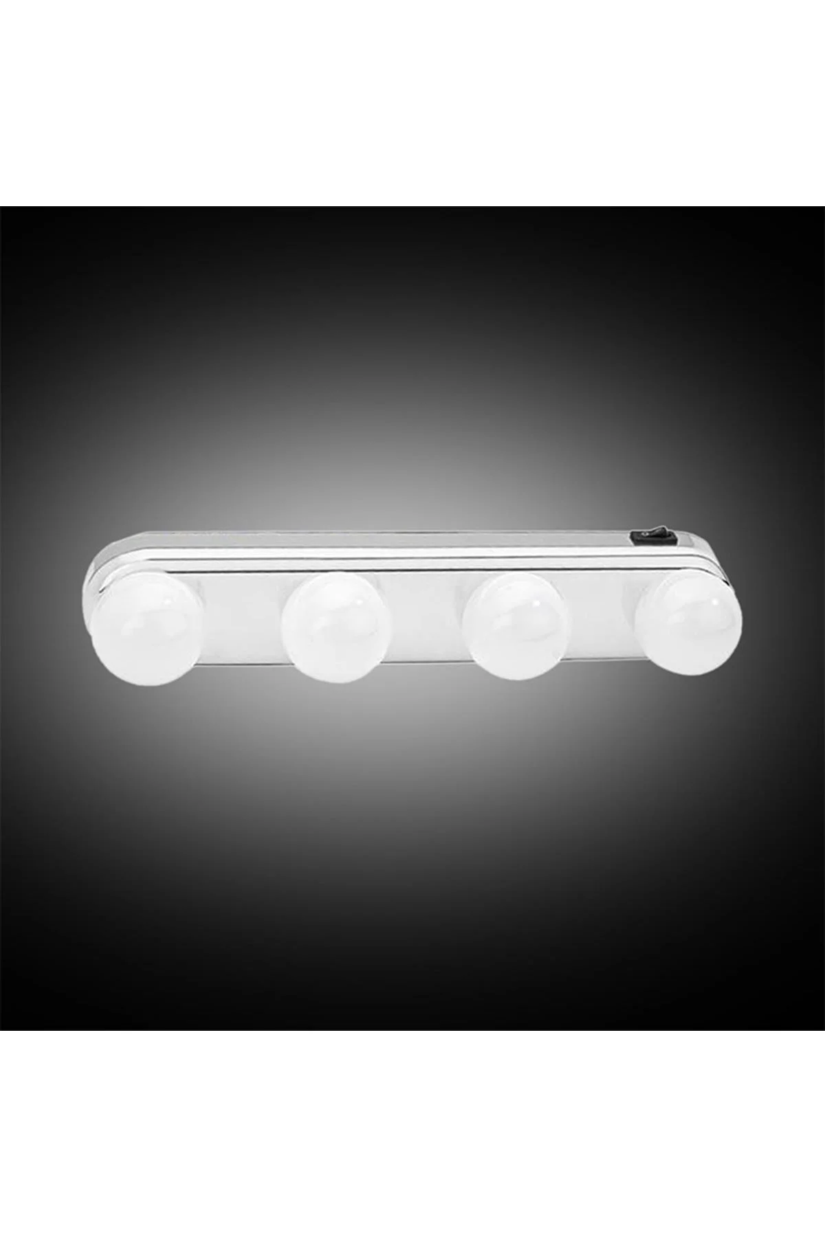 Kablosuz Parlak Banyo Stüdyo Makyaj Aynası Işığı Pilli Vantuzlu Taşınabilir 4 Led Ampul (4741) - Just Cheap Store Görsel 4