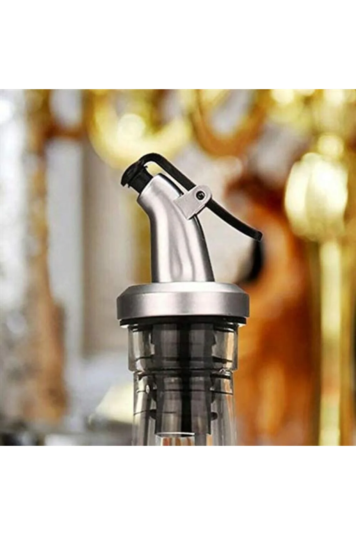 2 Adet Şişe Ucu Damlatmaz Servis Aparatı Damlalık Yağdanlık Tıpa (4741) - Just Cheap Store Görsel 2