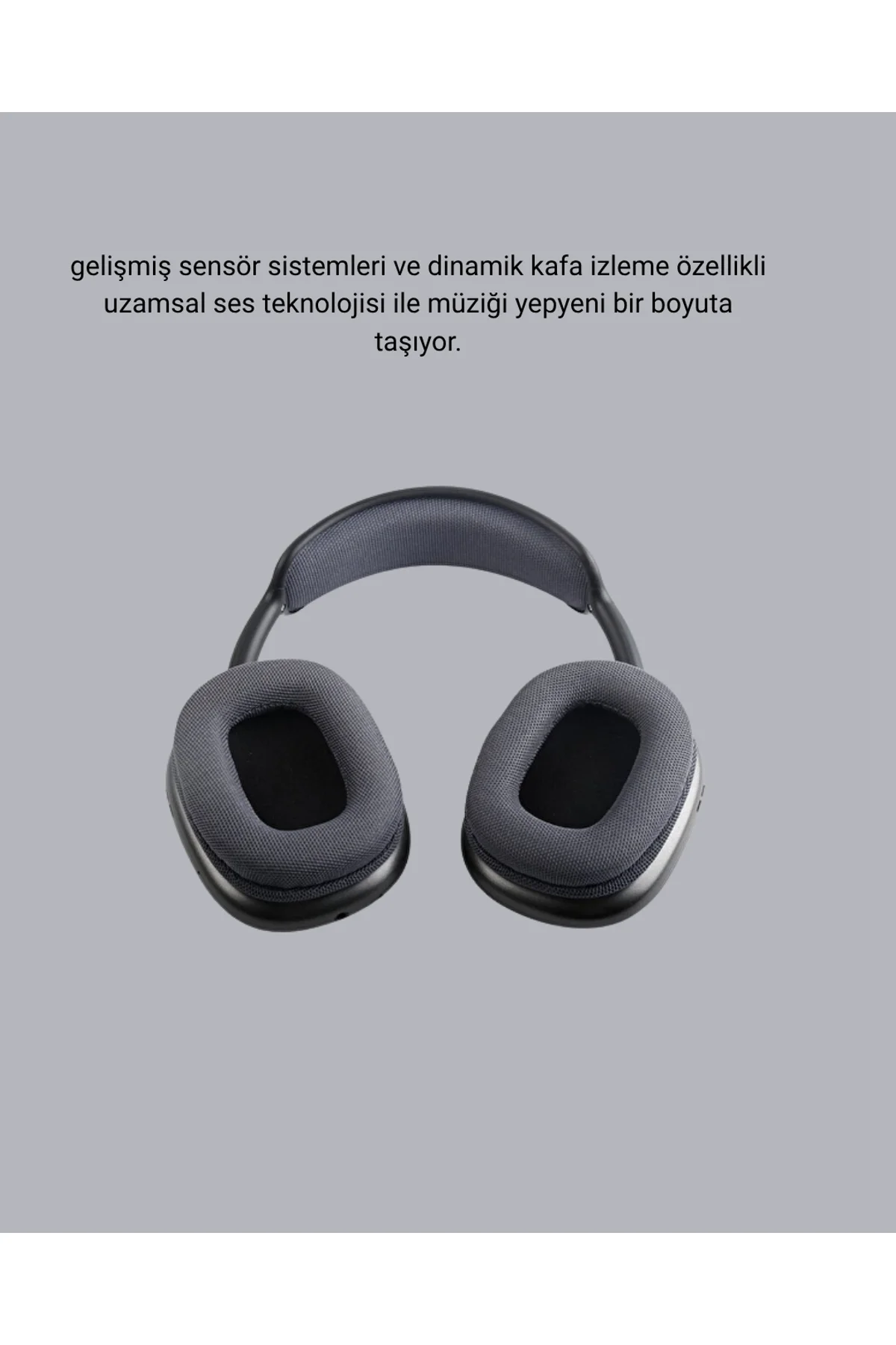 Bluetooth 5.0 Kulak Üstü Kulaklık – Gürültü Engelleme, Uzamsal Ses, Hızlı Şarj - Just Cheap Store Görsel 2