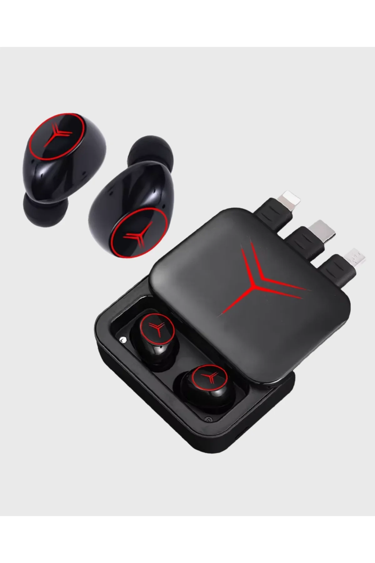 Powerbank Özellikli Bluetooth Kablosuz Kulaklık – Dokunmatik Kontrol, Uzun Pil Ömrü, Ergonomik Tasar - Just Cheap Store Görsel 2