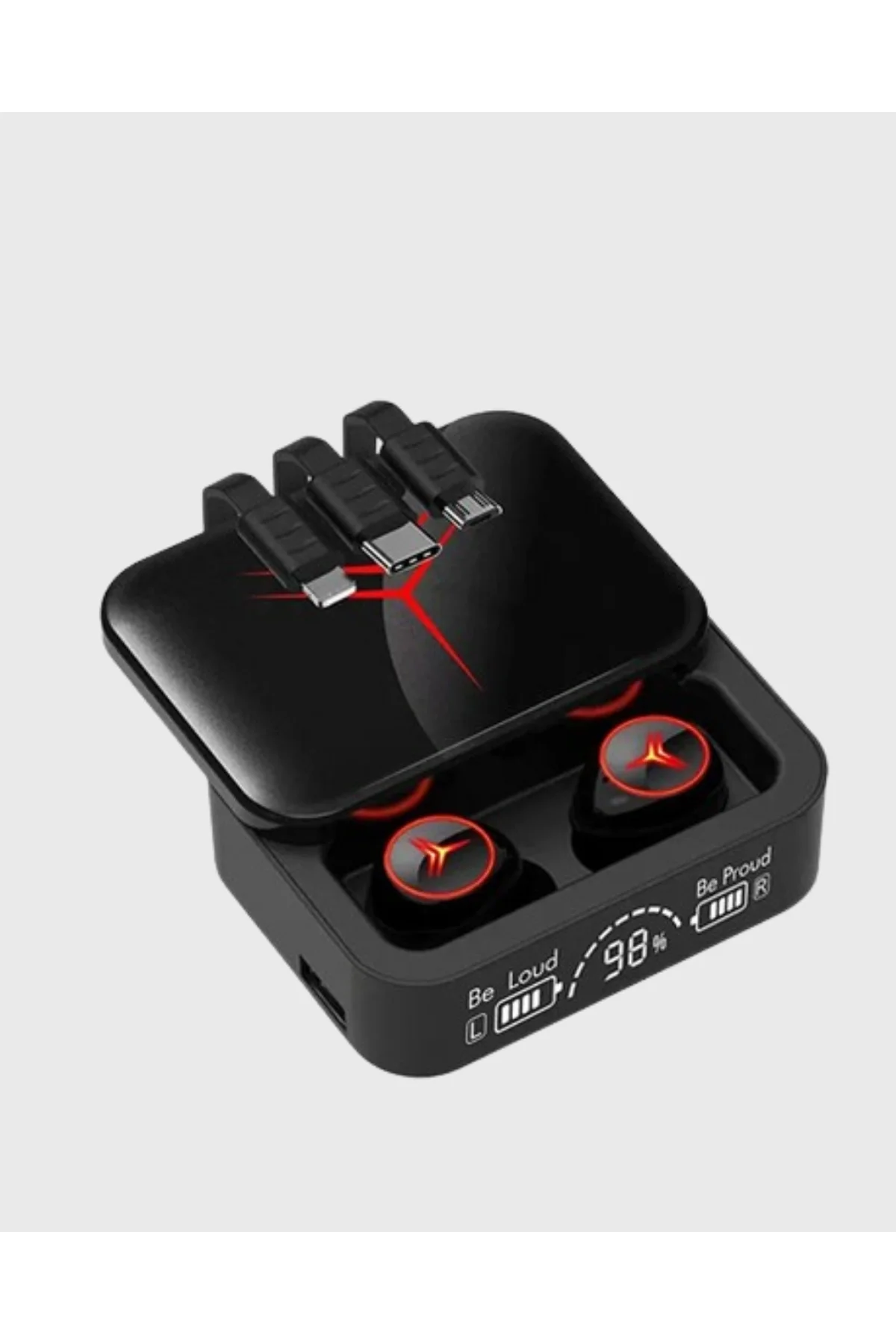 Bluetooth Powerbank Kulaklık – Kablosuz, Uzun Pil Ömrü, Dokunmatik Ve Yüksek Ses Kalitesi - Just Cheap Store Görsel 3