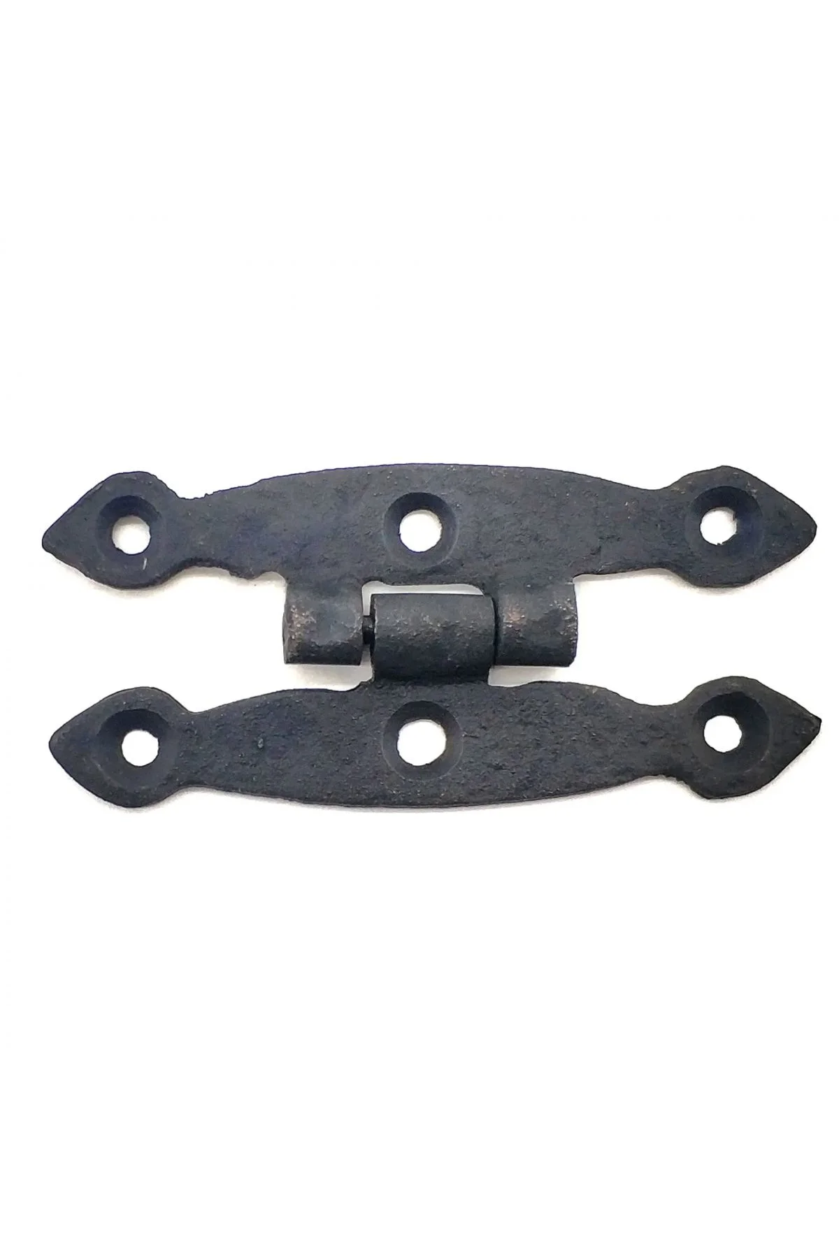 Antika Tarz Dekoratif Pirinç Dar Menteşe - 75x39 Mm, Oksit