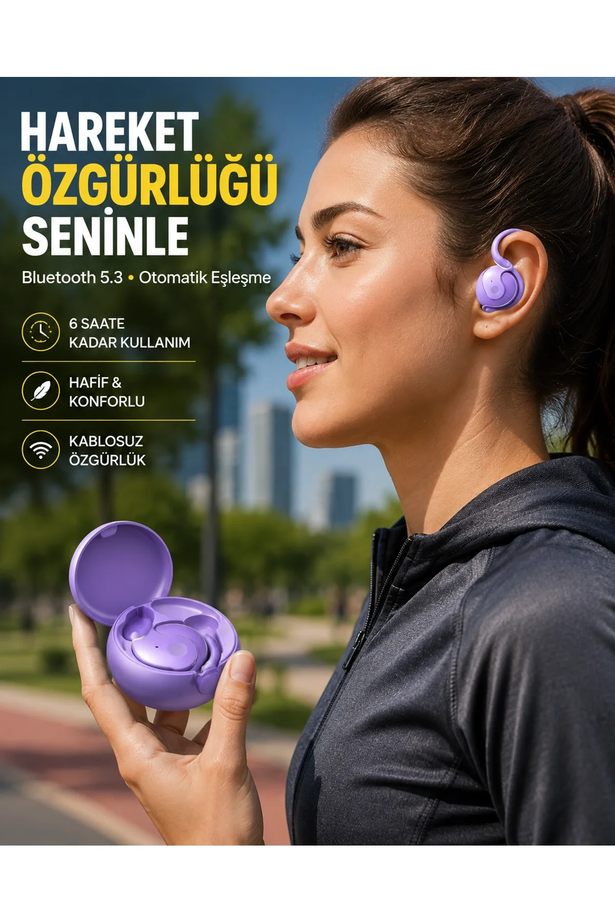 Kulak Arkası Bluetooth Kulaklık, Gürültü Azaltma