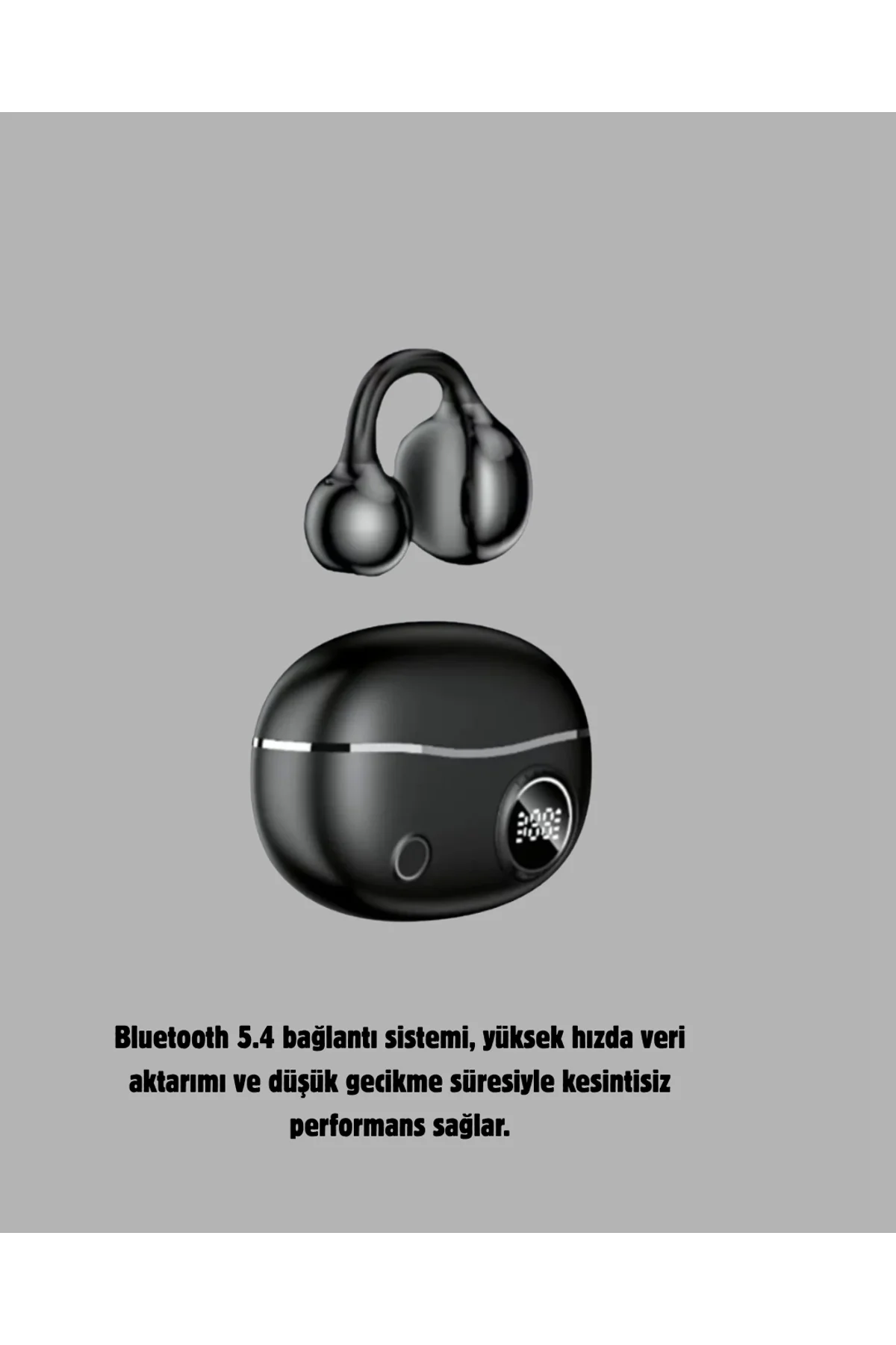 Açık Kulak Bluetooth Kulaklık 5.4 Aptx Destekli Ergonomik Tasarım - Just Cheap Store Görsel 3