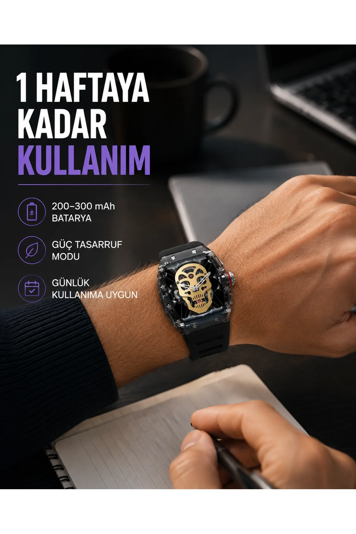Çoklu Spor Modlu Akıllı Saat Bildirim Destekli