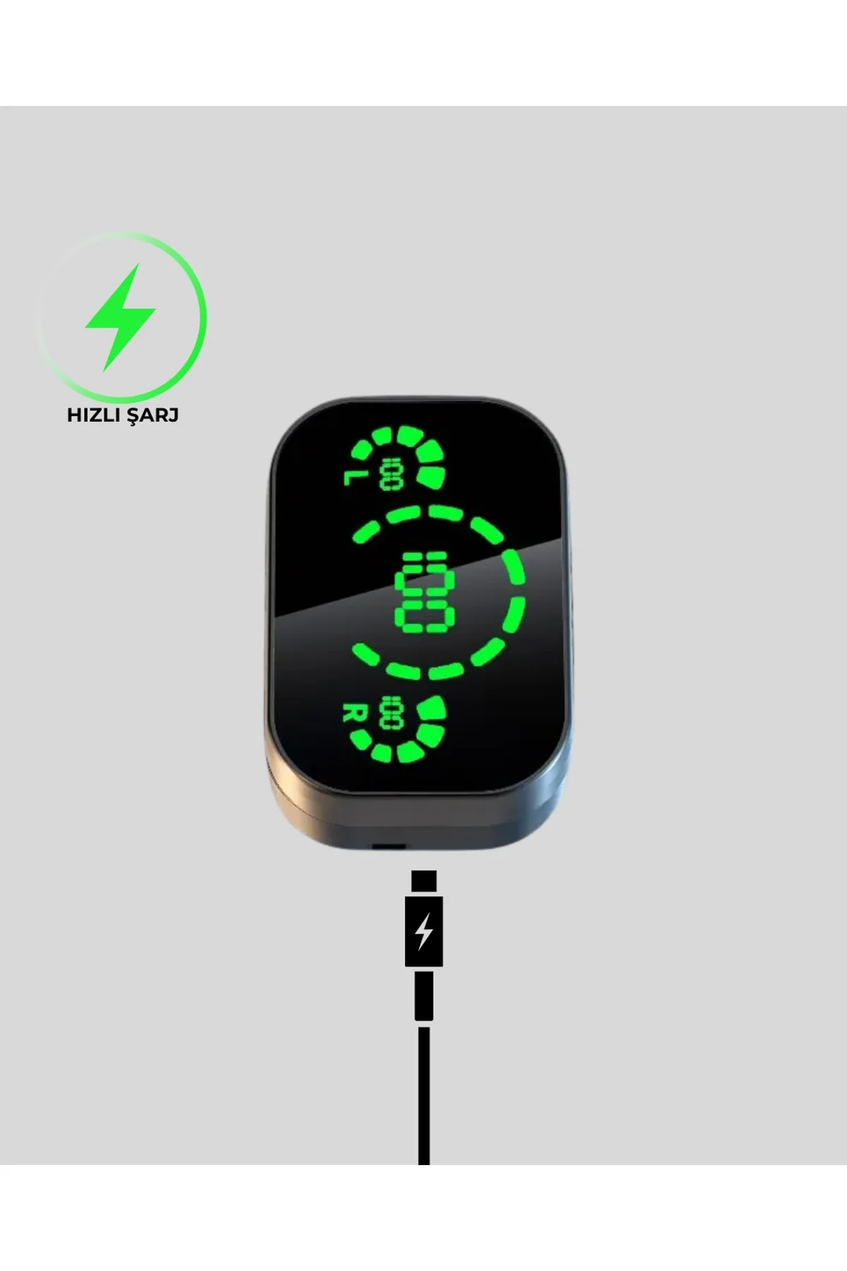 Gerçek Kablosuz Kulaklık – Bluetooth 5.0, Şarj Kutulu, Parmak İzi Kontrollü - Just Cheap Store Görsel 3