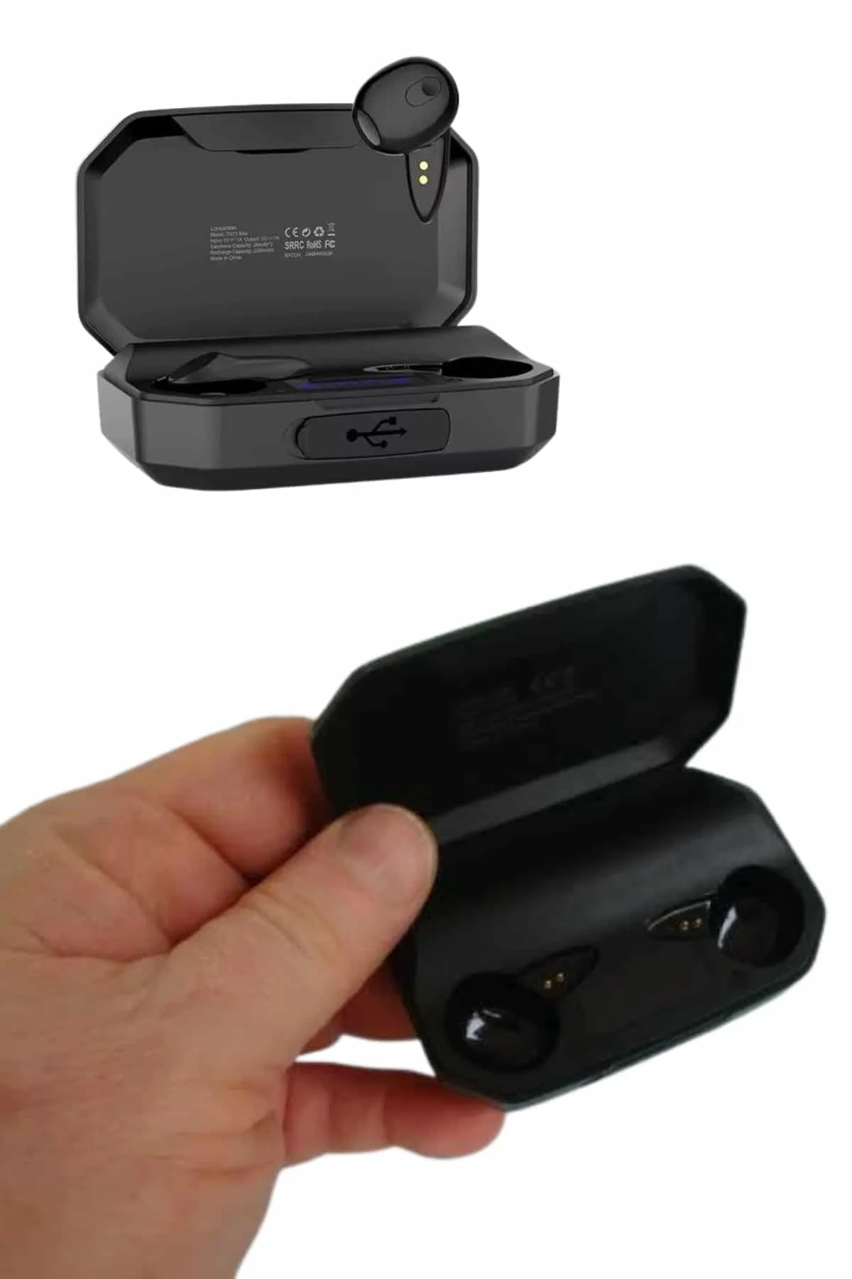 Kulaklık Bluetooth 5.2 Kablosuz Kulakiçi Rgb Işıklı Çift Mikrofonlu Yeni Nesil - Just Cheap Store Görsel 5