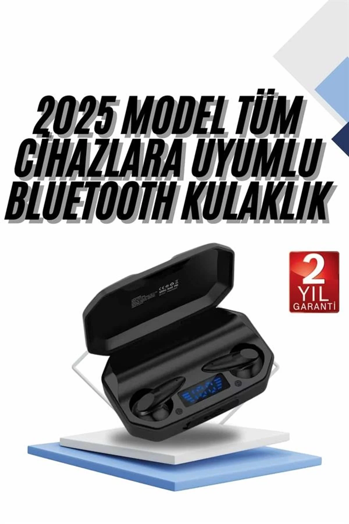 Kulaklık Bluetooth 5.2 Kablosuz Kulakiçi Rgb Işıklı Çift Mikrofonlu - Just Cheap Store Görsel 2