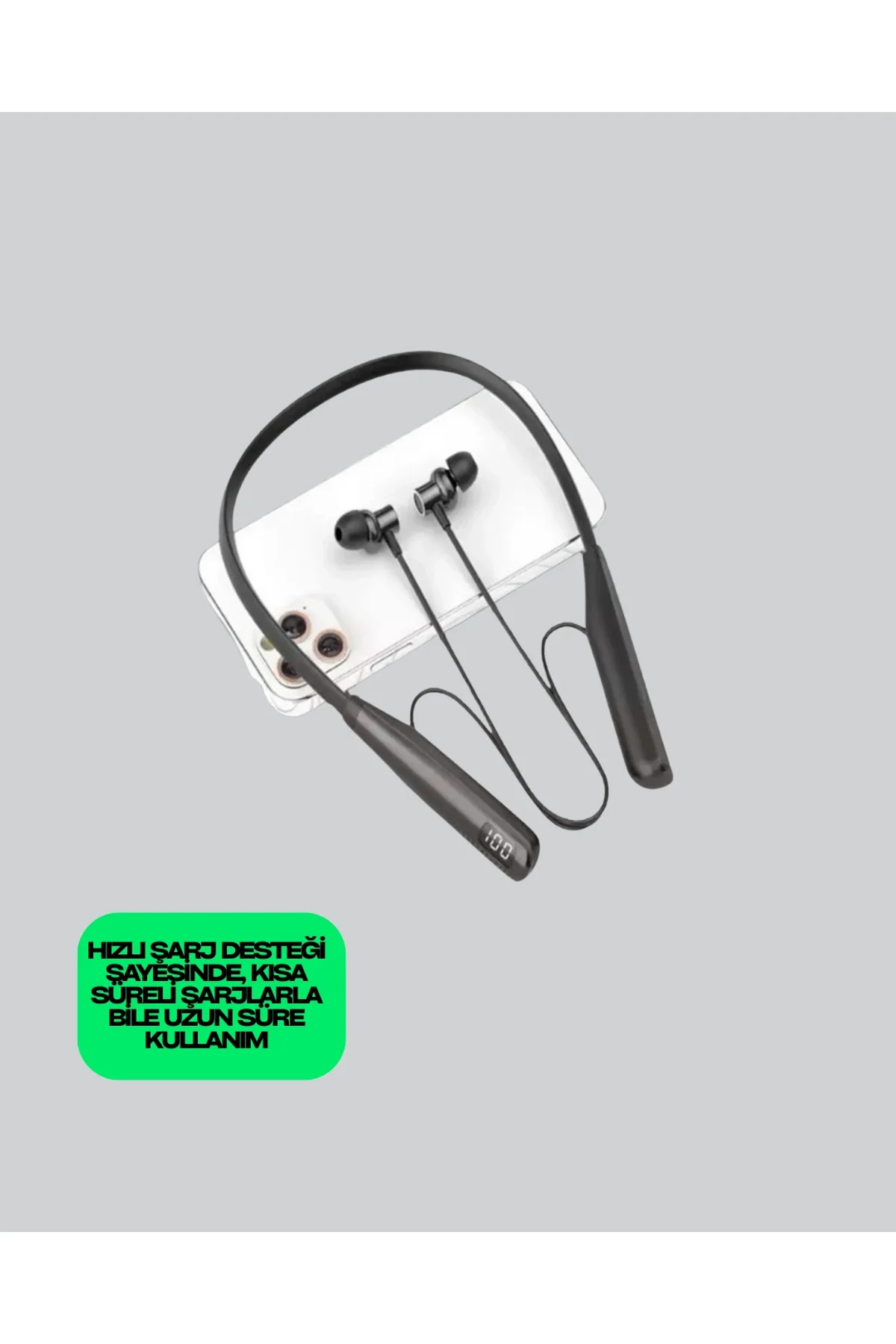 Y12 Bluetooth Kablosuz Kulaklık Lcd Pil Ekranı, Kompozit Diyafram, Dokunmatik Panel - Just Cheap Store Görsel 3