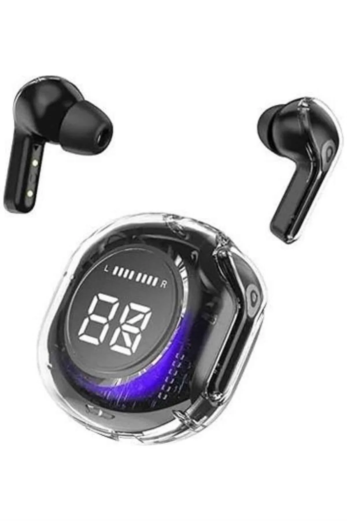 Yeni Nesil Bluetooth Kulaklık Dijital Göstergeli Dokunmatik 5.3 Kablosuz - Just Cheap Store Görsel 4