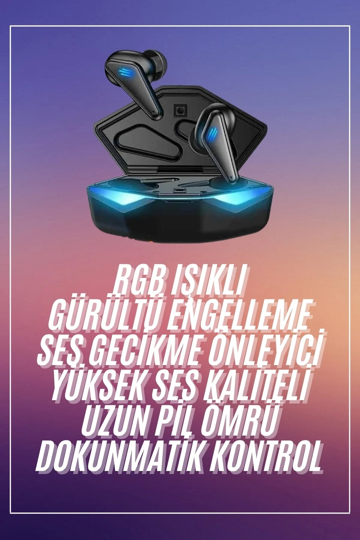 Kulaklığı Mikrofonlu Kablosuz Kulaklık Powerban Yüksek Ses Kaliteli - Just Cheap Store Görsel 2