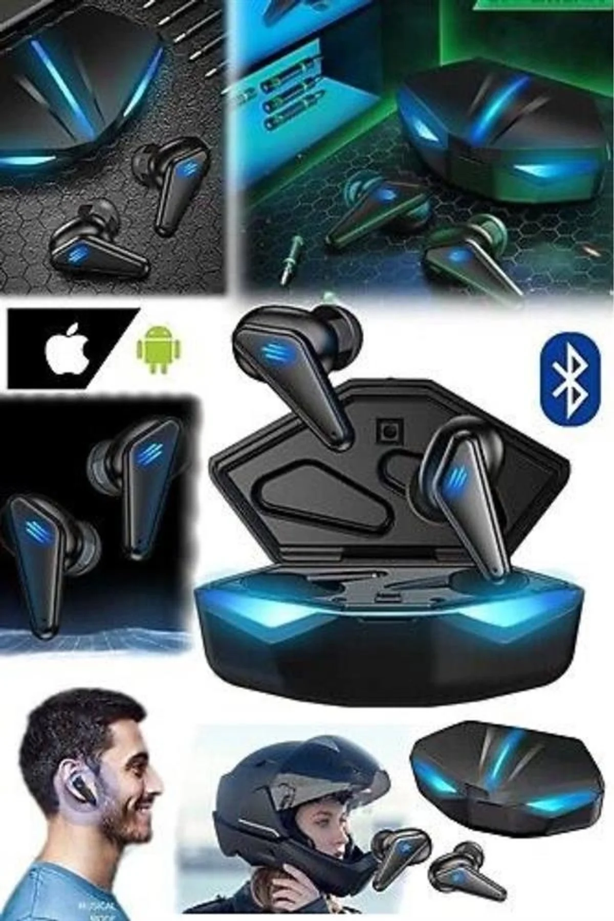 Wireless Kulaklık Mikrofonlu Bluetooth Kulaklığı - Just Cheap Store Görsel 3