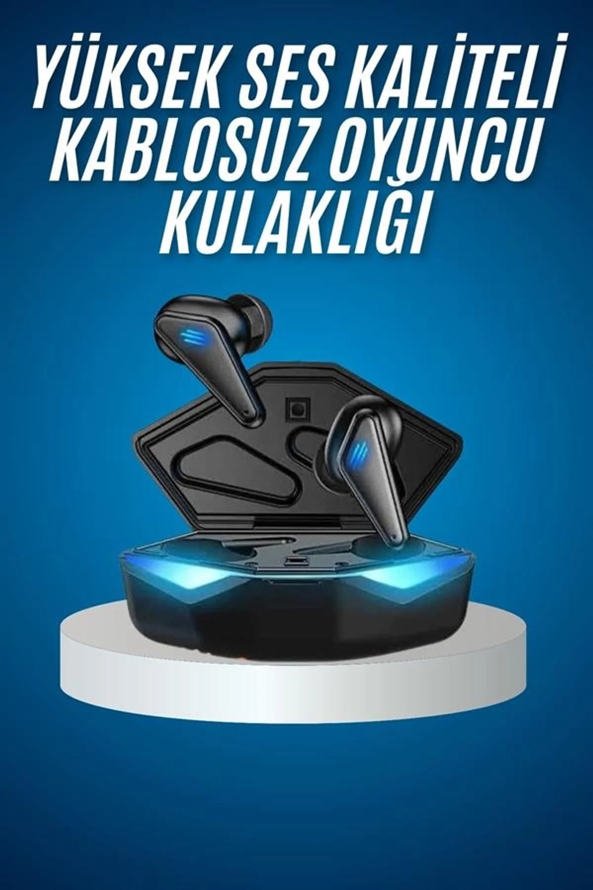 Bluetooth Kulaklık Kulaklığı Rgb Işıklı Oyunlarda Düşük Gecikme - Just Cheap Store Görsel 2