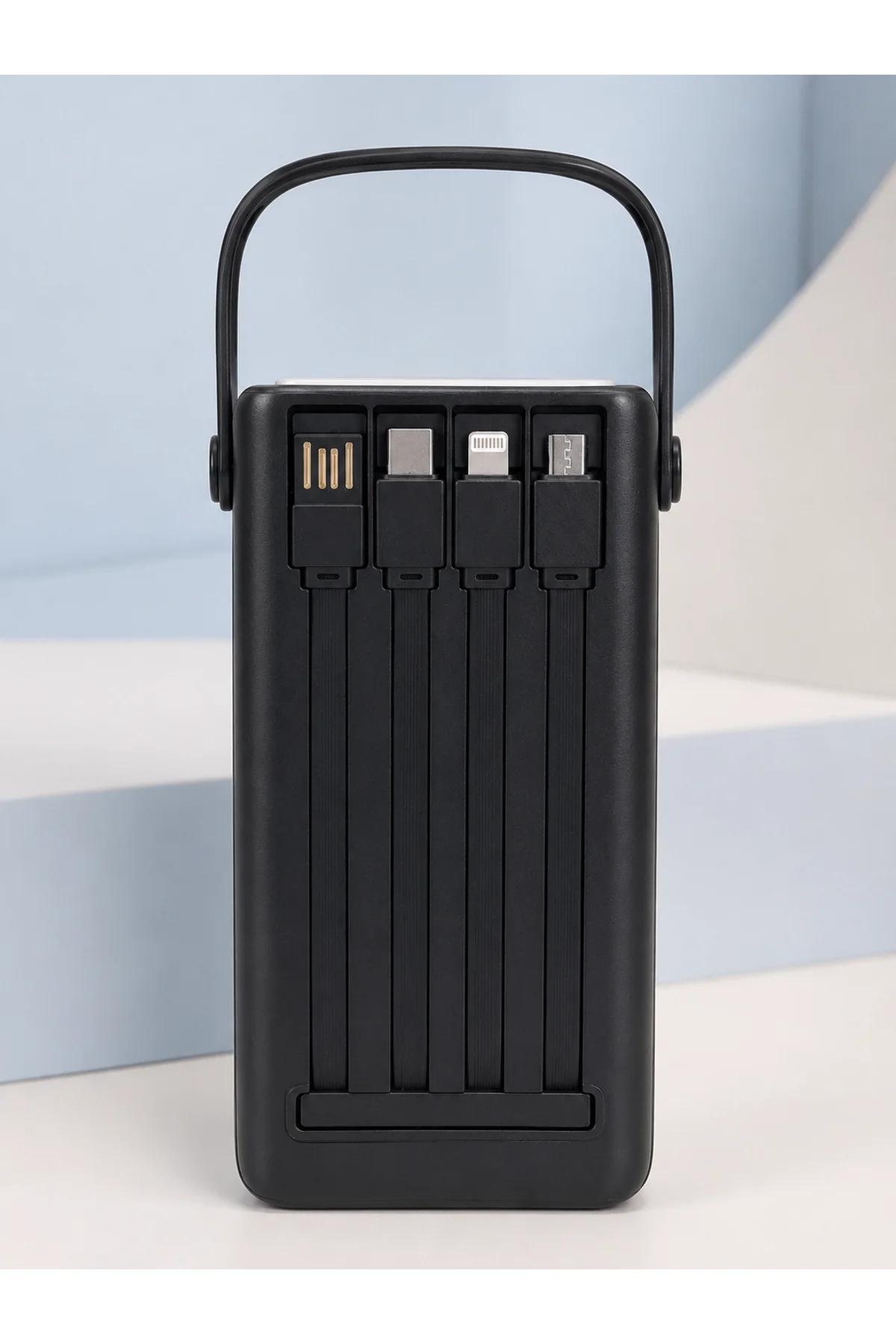 50.000 Mah Taşınabilir Powerbank 22,5 W Hızlı Şarj 4 Dahili Şarj Kablosu Dijital Ekran Led Aydınlatm - Just Cheap Store Görsel 2