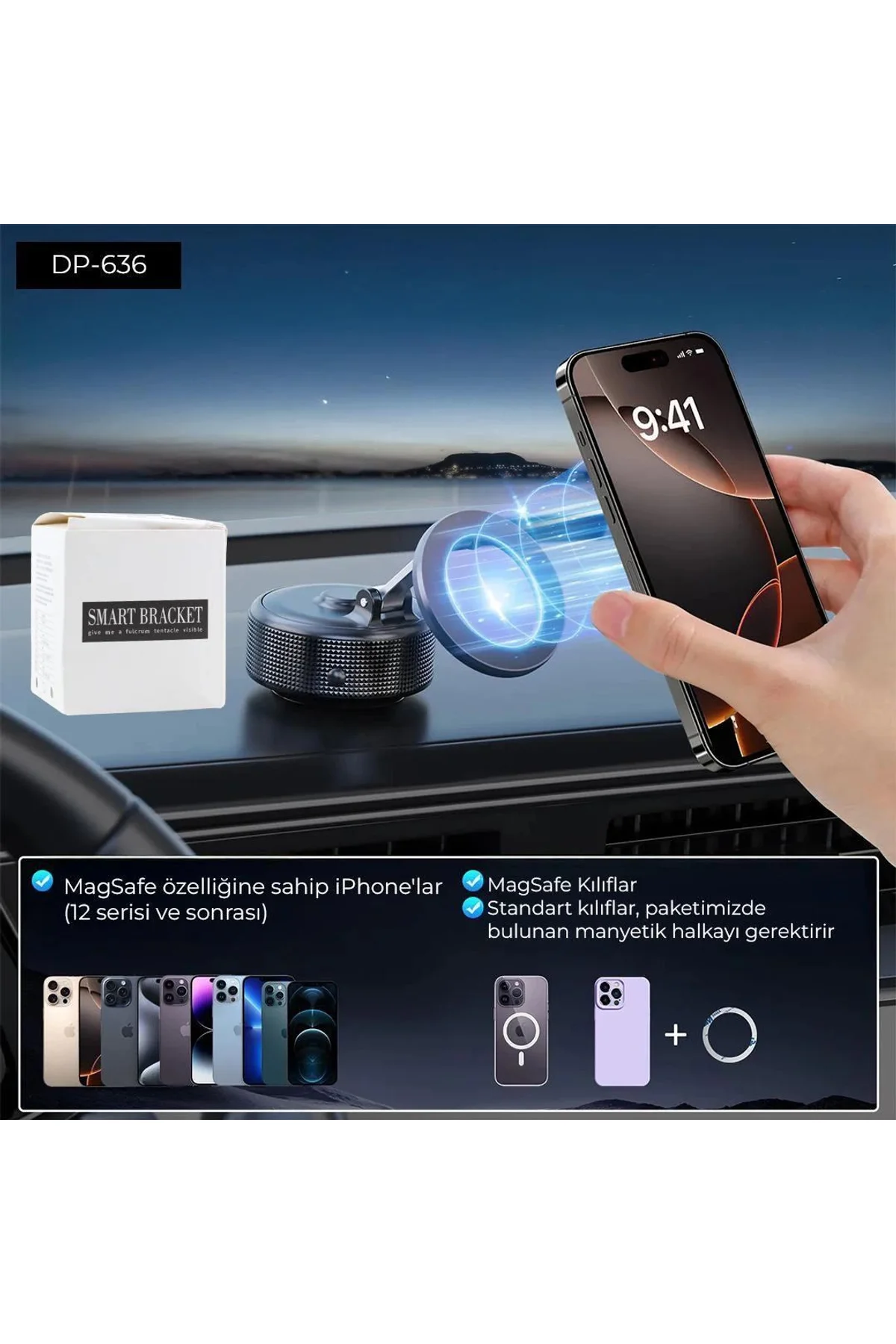 Magsafe Özelikli Telefon Tutucu