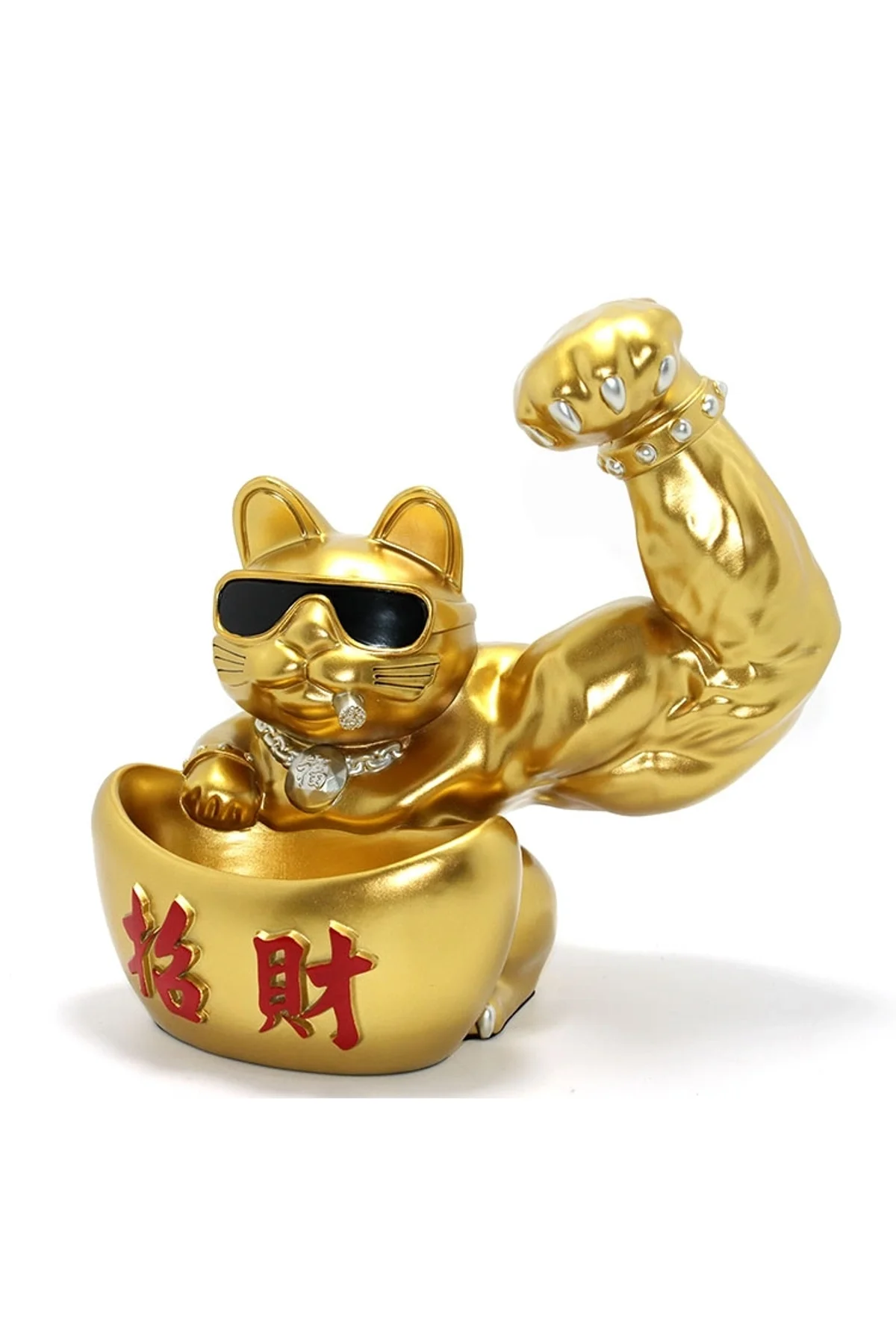 Polyester Şanslı Kedi Figürü Alk2277