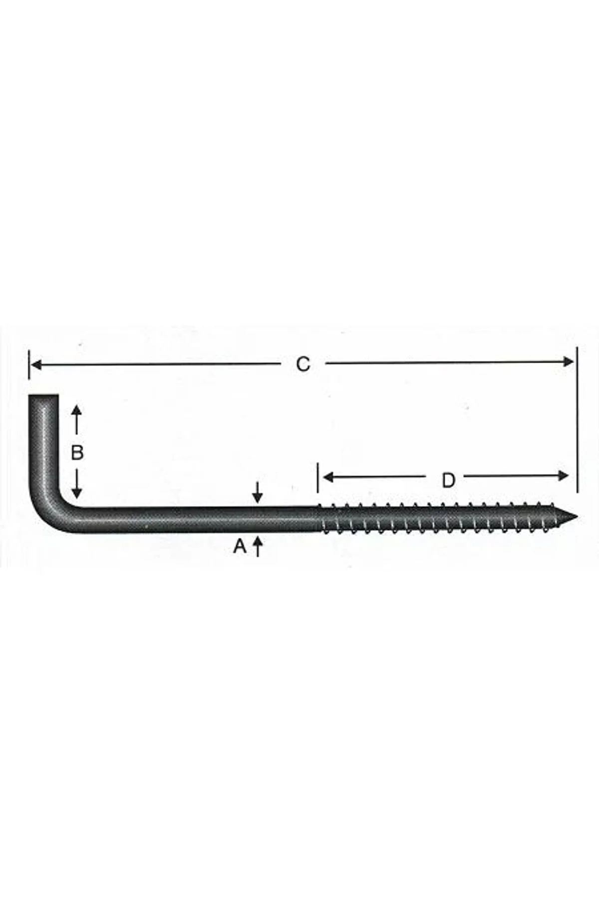 Vidalı Korniş Çivi No:6 - 4x60 - 10 Adet - Just Cheap Store Görsel 2