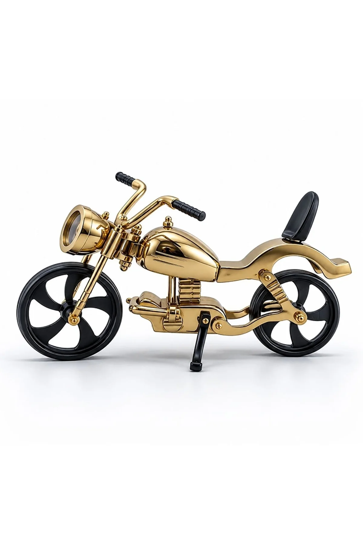 Pirinç Motosiklet Maketi Dekoratif Motor Modeli 3203