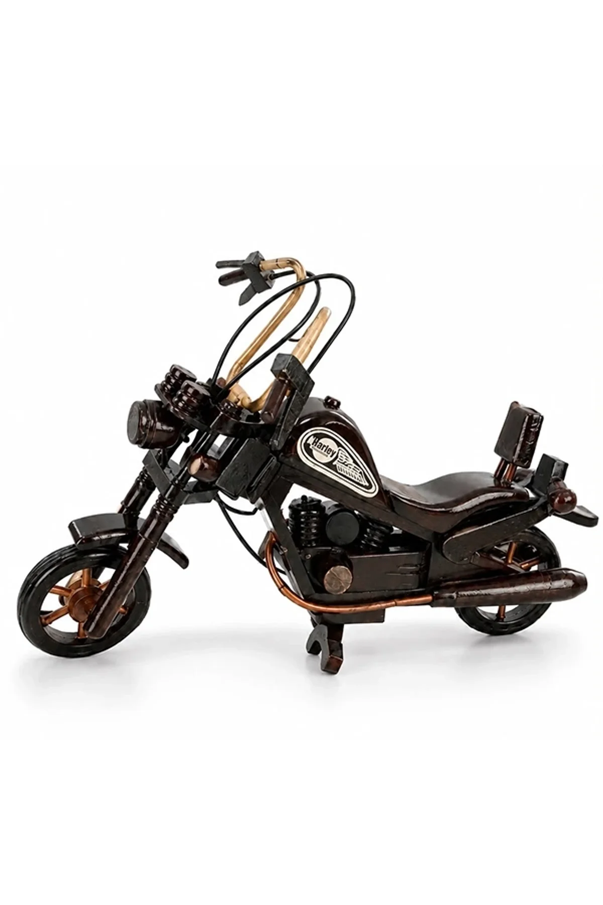 Dekoratif Ahşap Harley Motor Küçük Boy No:1140
