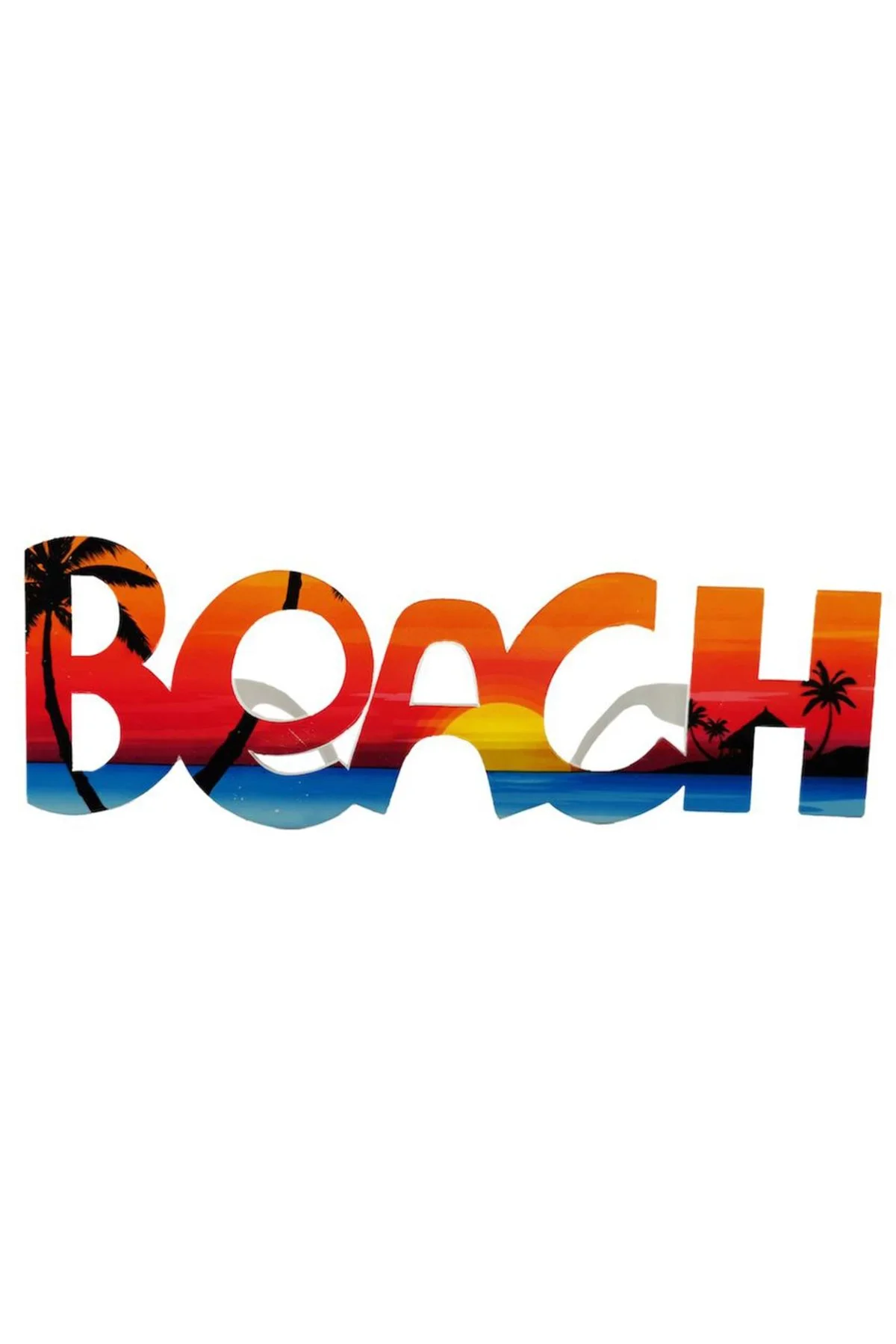 Beach Yazılı Parti Gözlüğü Yaza Merhaba Hawaii Show Gözlüğü 19x6 Cm - Just Cheap Store Görsel 2