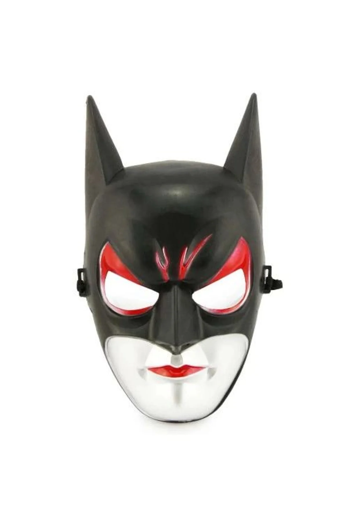 Kırmızı Gözlü Siyah Batman Maske - Lastikli Batgirl Maskesi 28x17 Cm - Just Cheap Store Görsel 2