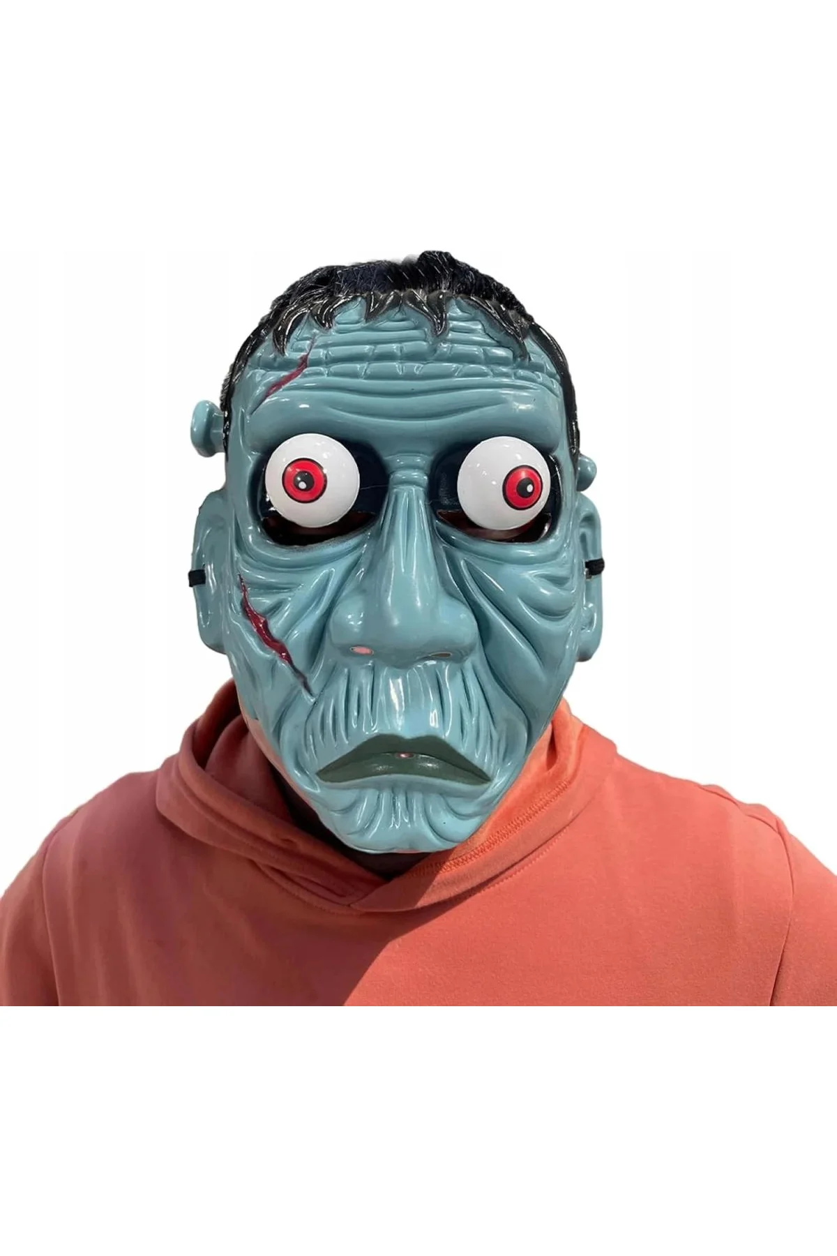 Frankenstein Temalı Sallanan Oynar Gözlü Maske - Just Cheap Store Görsel 2