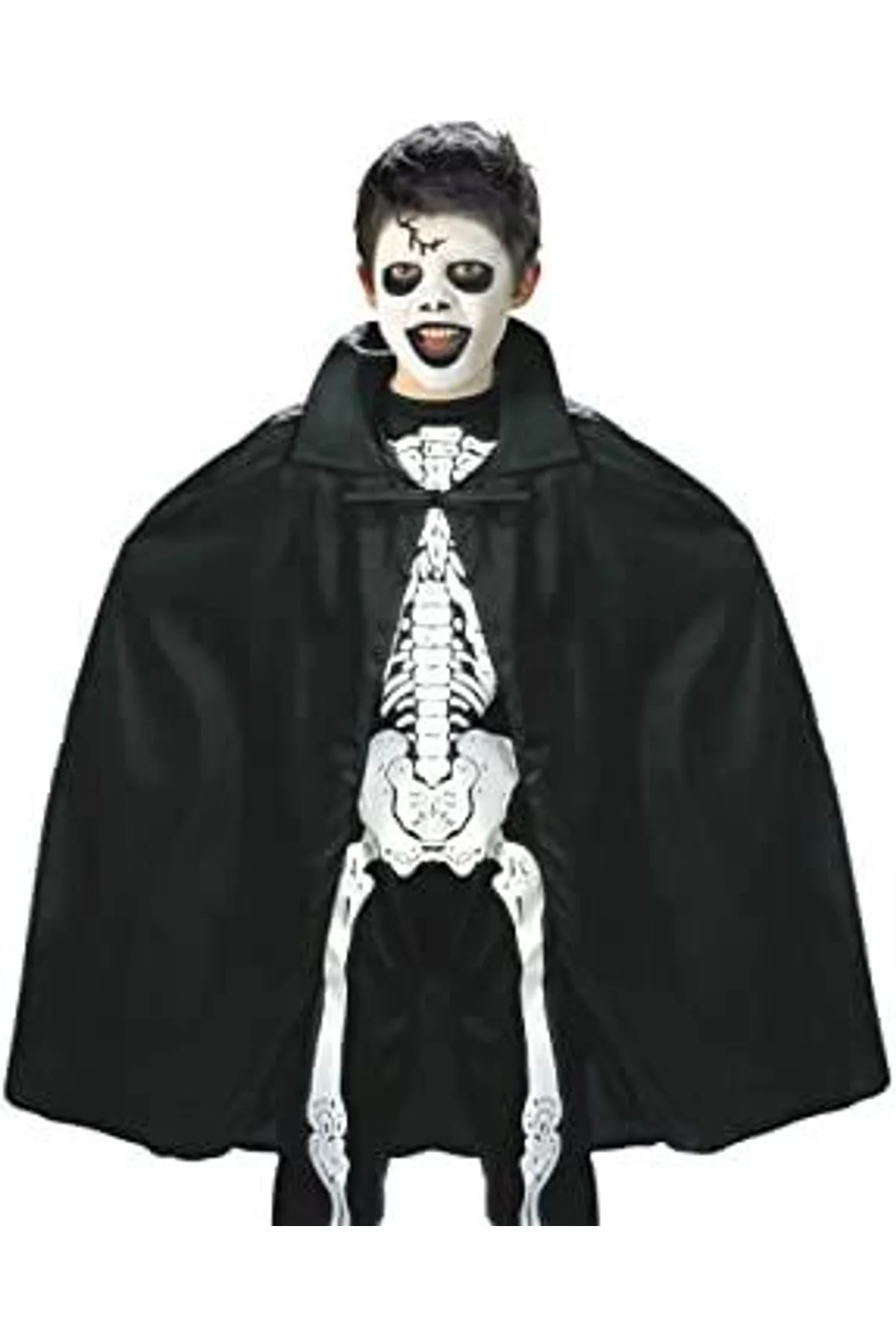 Siyah Renk Yakalı Halloween Pelerini 90 Cm - Just Cheap Store Görsel 4