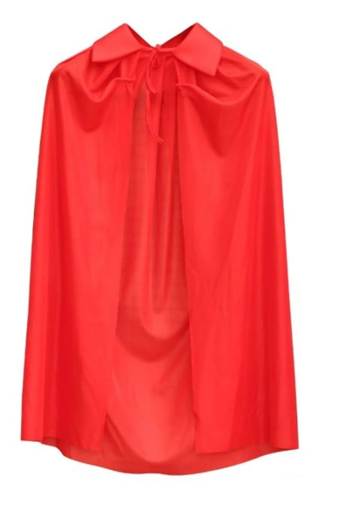 Kırmızı Renk Yakalı Pelerin Çocuk Boy 90 Cm - Just Cheap Store Görsel 2